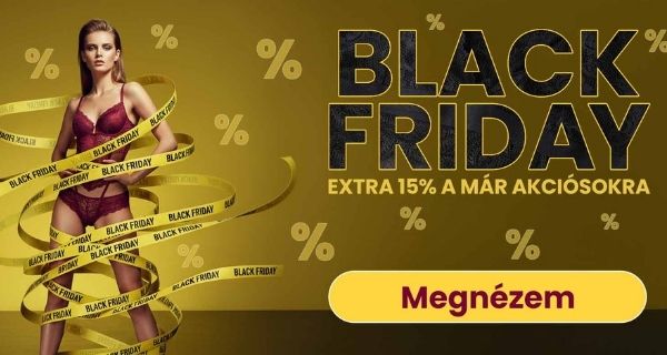 Black Friday - extra kedvezmény az akciós termékekre!
