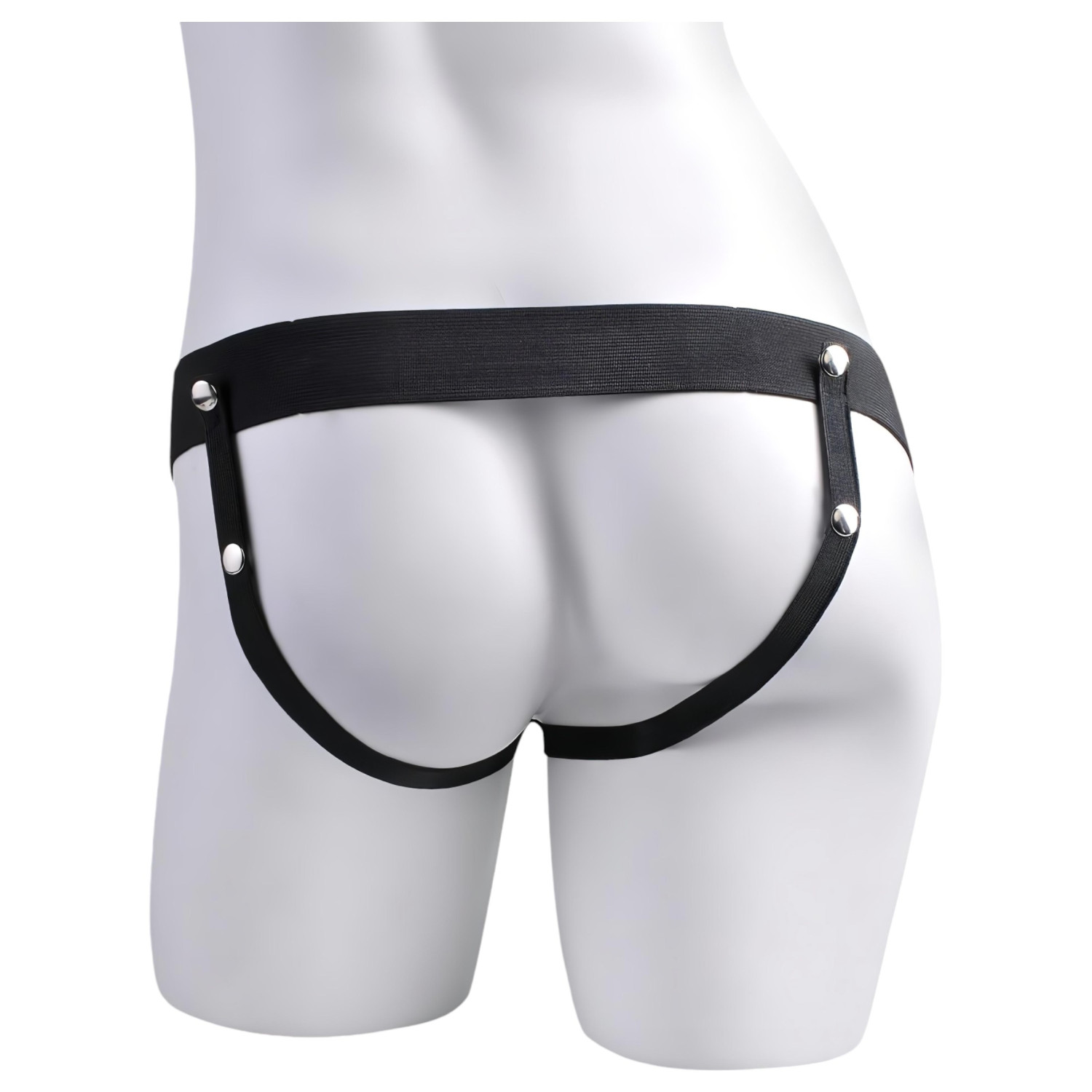 Pipedream Fetish Strap-On 9 - felcsatolható, üreges, spriccelő dildó (natúr)