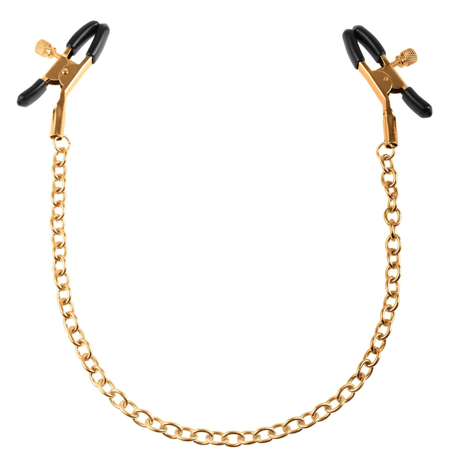 Pipedream Fetish Fantasy Gold - mellbimbó csipesz (arany)