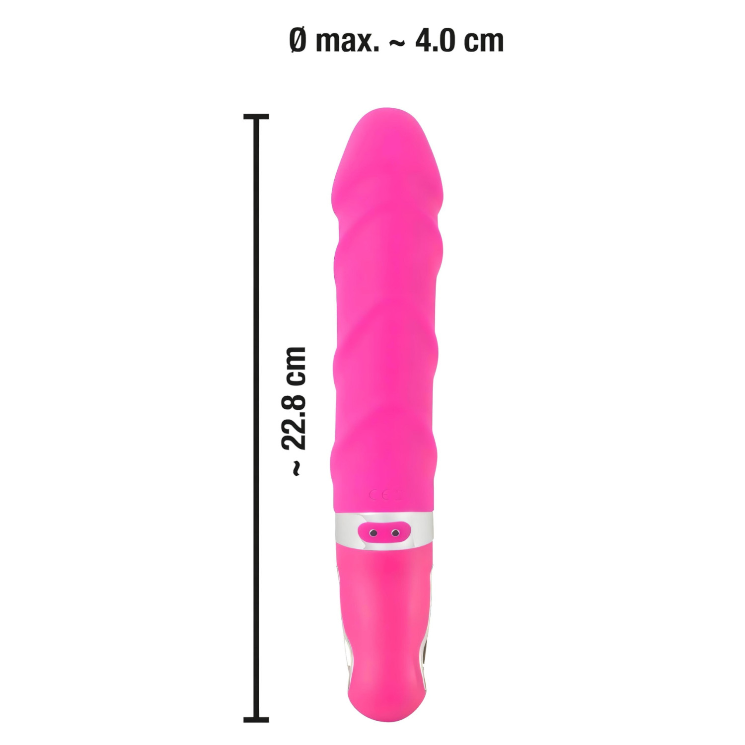 SMILE Soft - akkus, melegítő vibrátor (pink)
