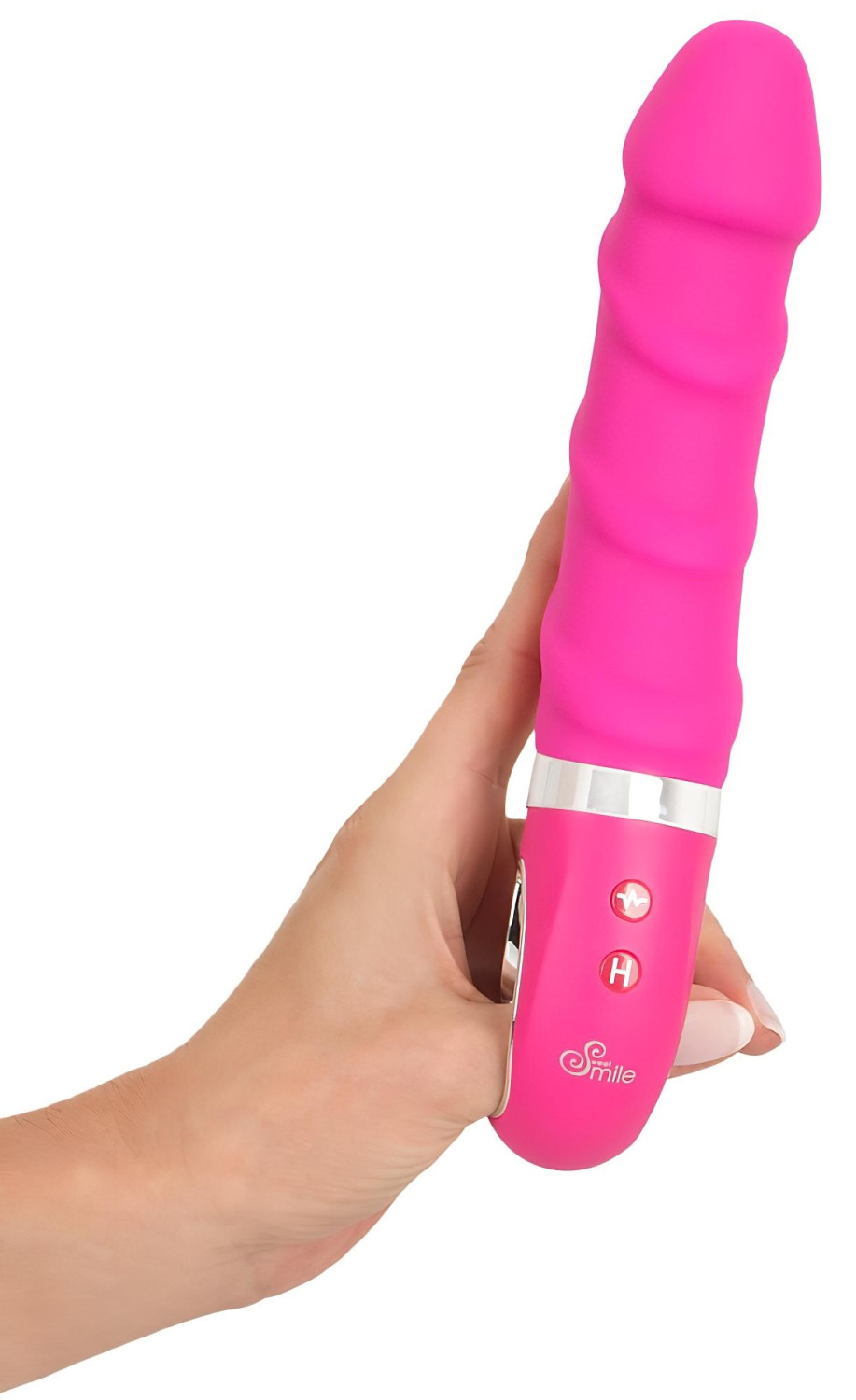 SMILE Soft - akkus, melegítő vibrátor (pink)