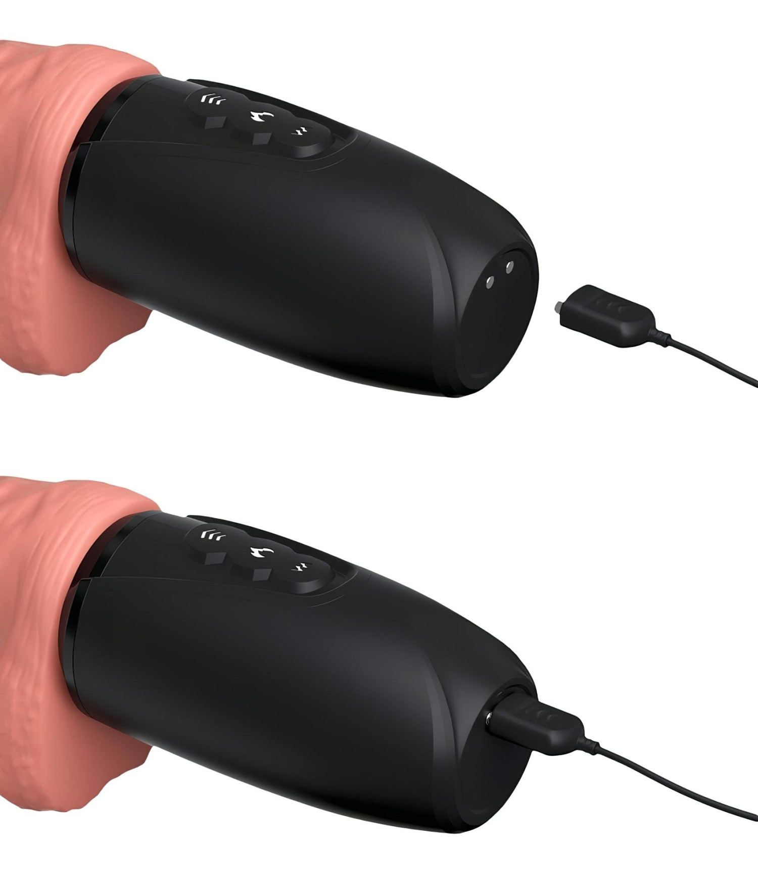 King Cock Plus 6,5 - herés lökő vibrátor (natúr)