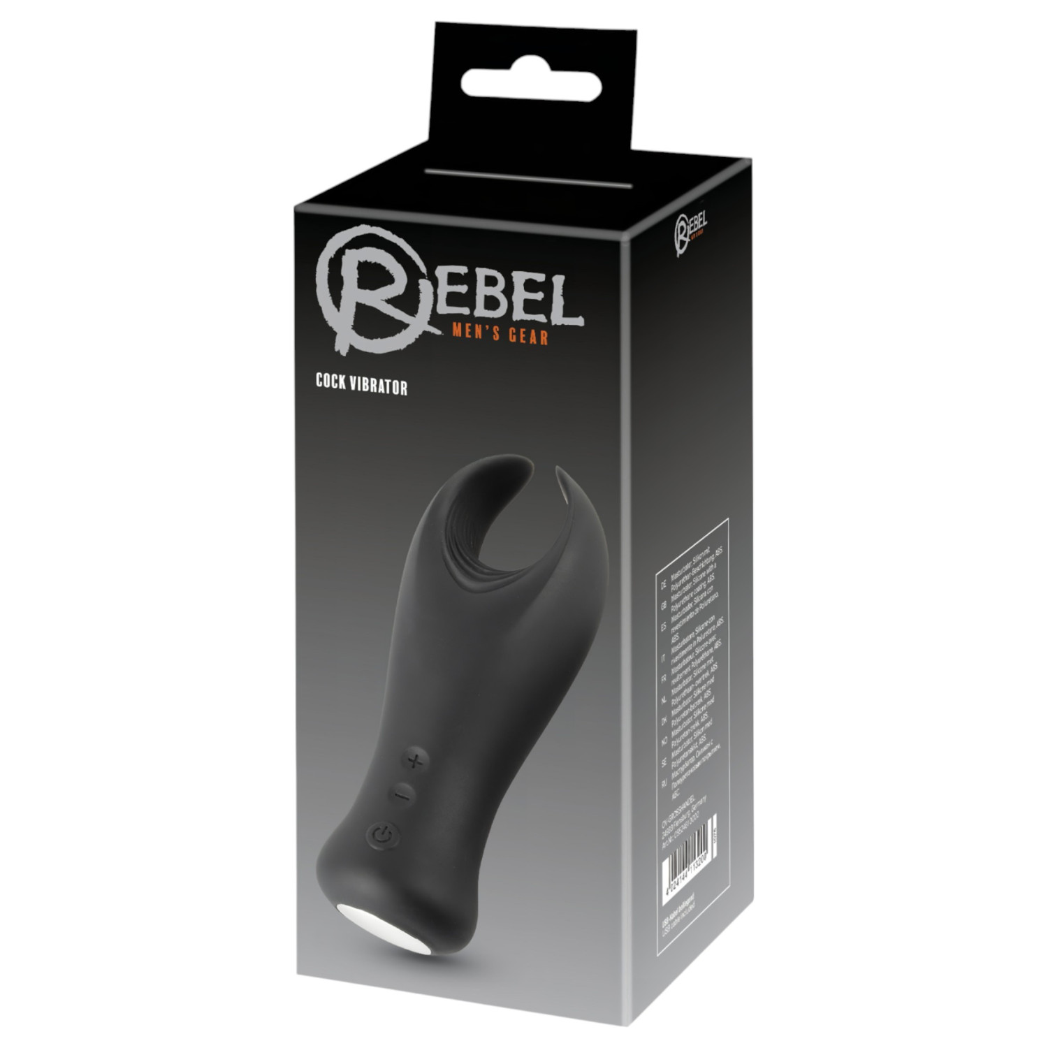 Rebel - vibrációs makkvibrátor (fekete) Rebel - vibrációs makkvibrátor (fekete)