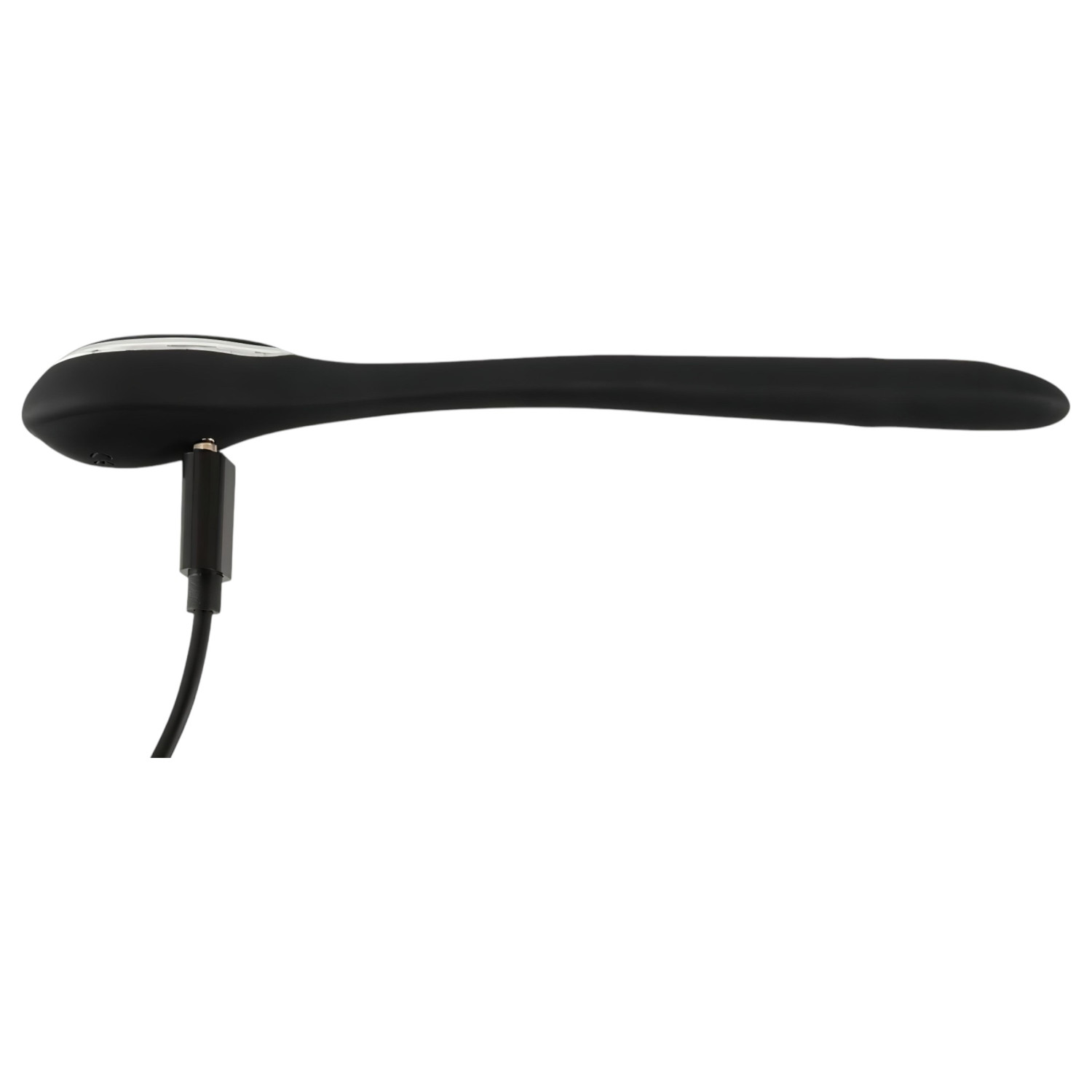 Penis Plug Dilator - akkus, vibrációs dilátor (1 cm, fekete)