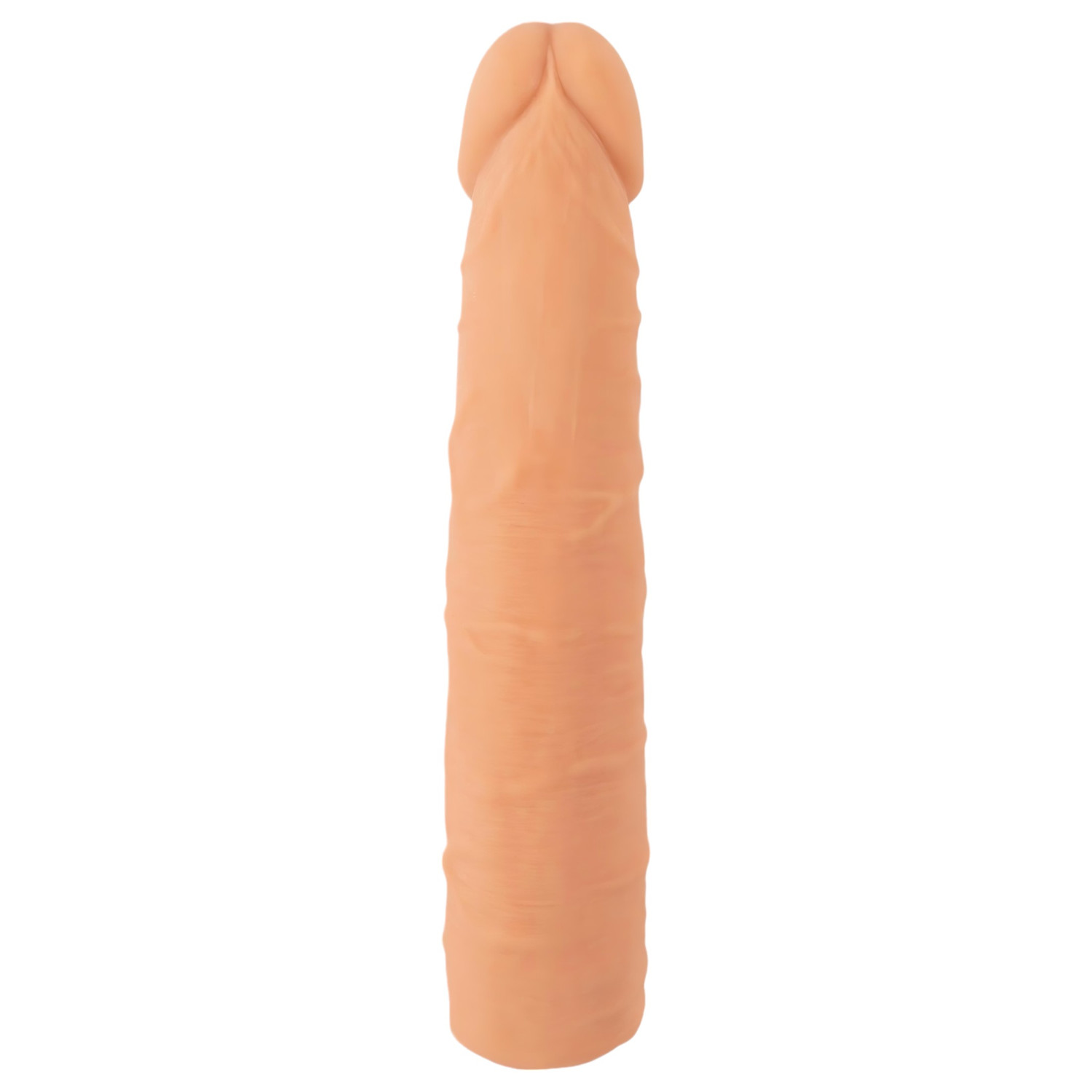 Nature Skin - hosszabbító, vastagító péniszköpeny (24 cm)