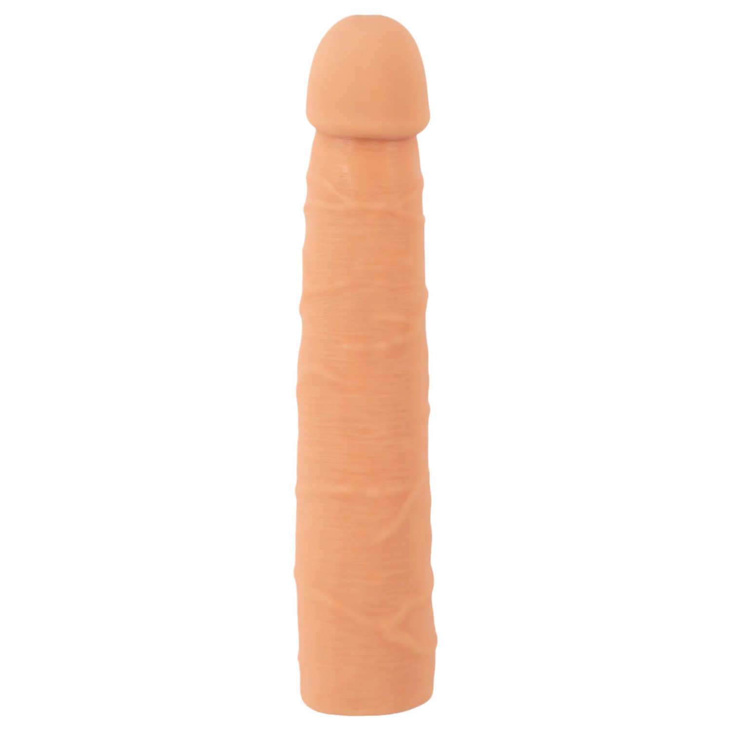 Nature Skin - hosszabbító, vastagító péniszköpeny (24 cm)