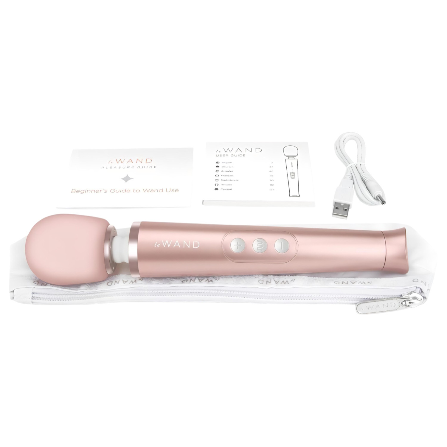 le WAND Petite prémium wand-vibrátor (Rose Gold)