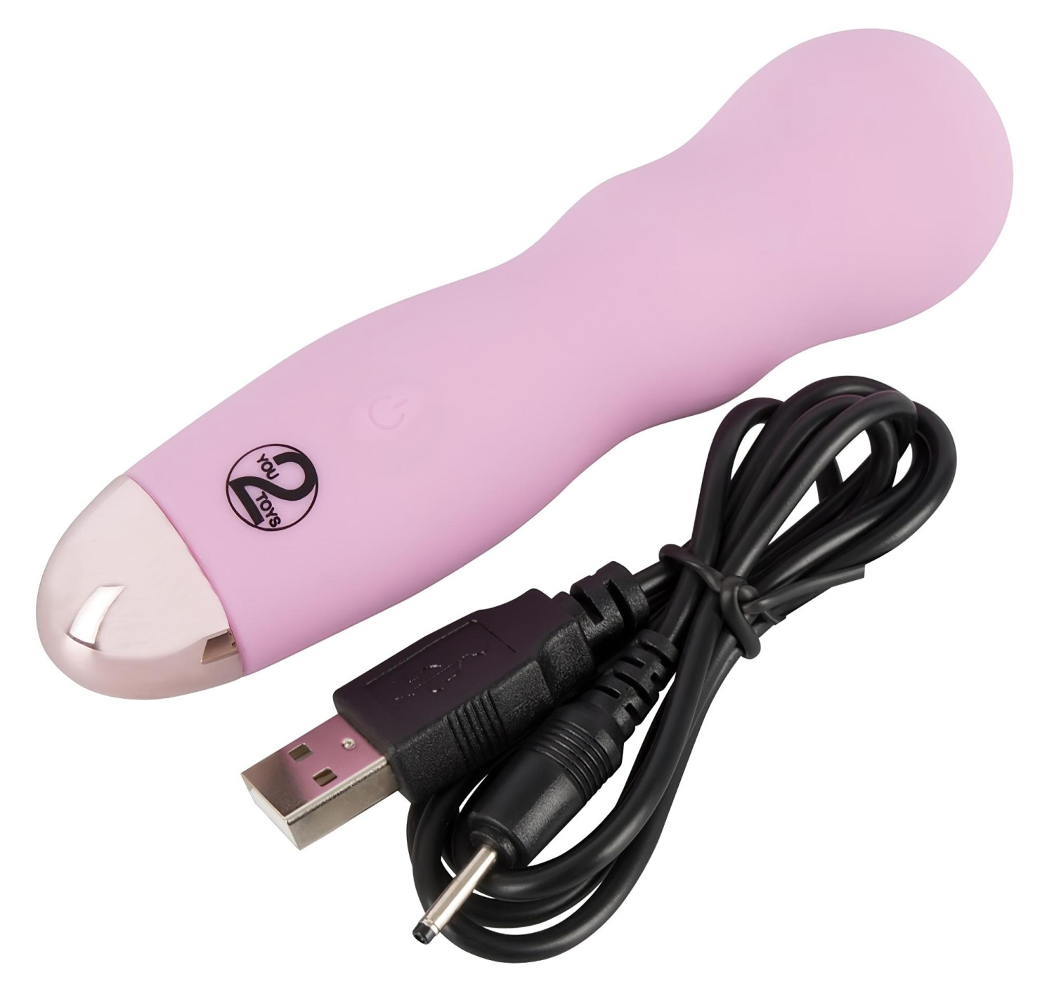 You2Toys - Cuties Mini Rose - akkus, hullámos vibrátor (pink)