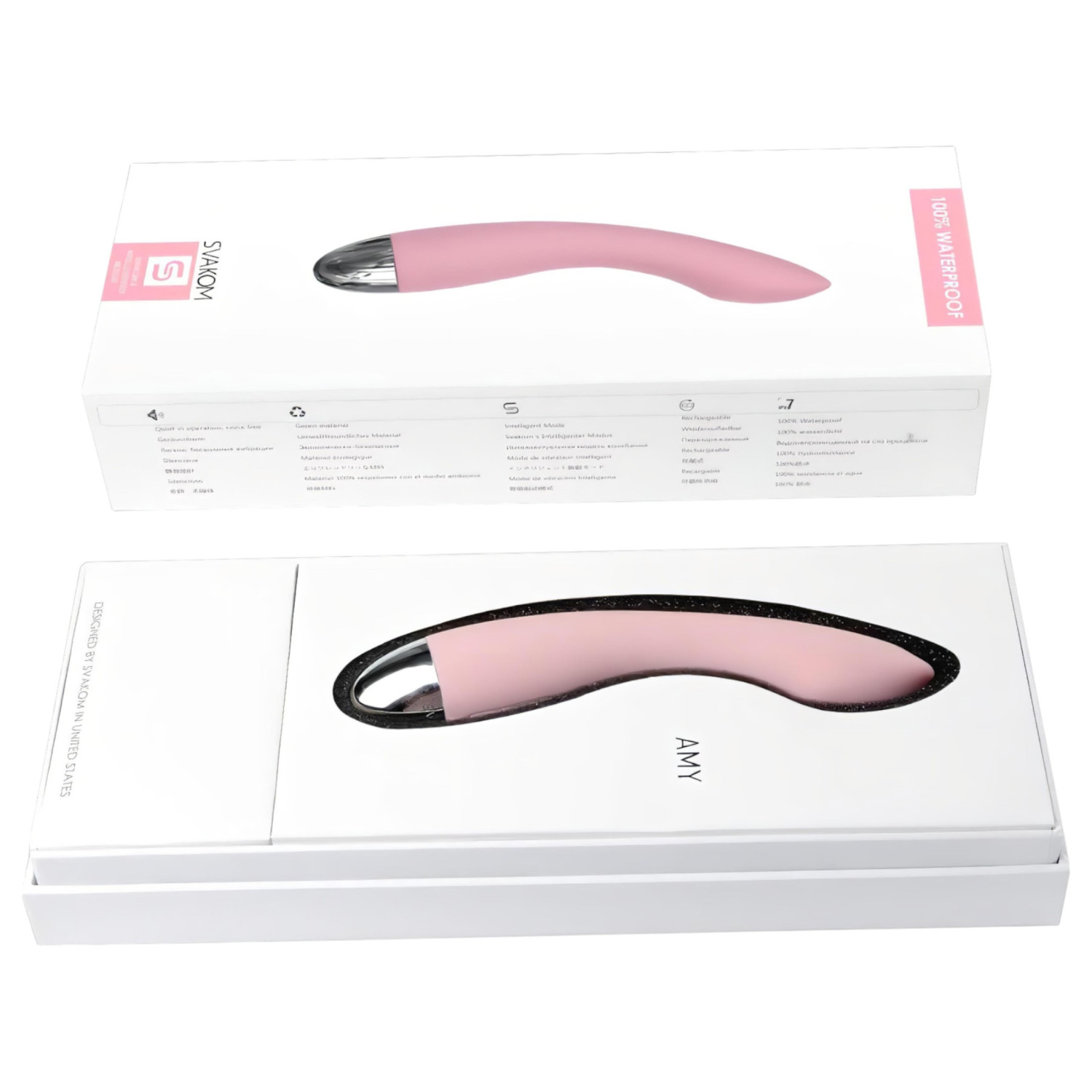 Svakom Amy - akkus, G-pont vibrátor (pink)