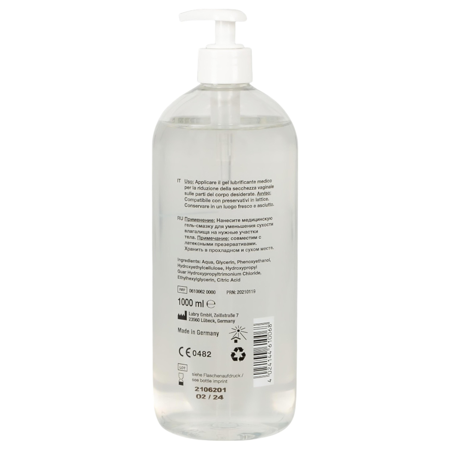 Just Glide vízbázisú síkosító (1000 ml)