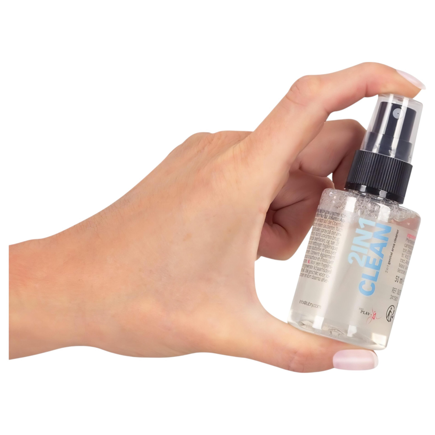 Just Play 2in1 Clean - fertőtlenítő spray (50 ml) Just Play 2in1 Clean - fertőtlenítő spray (50 ml)