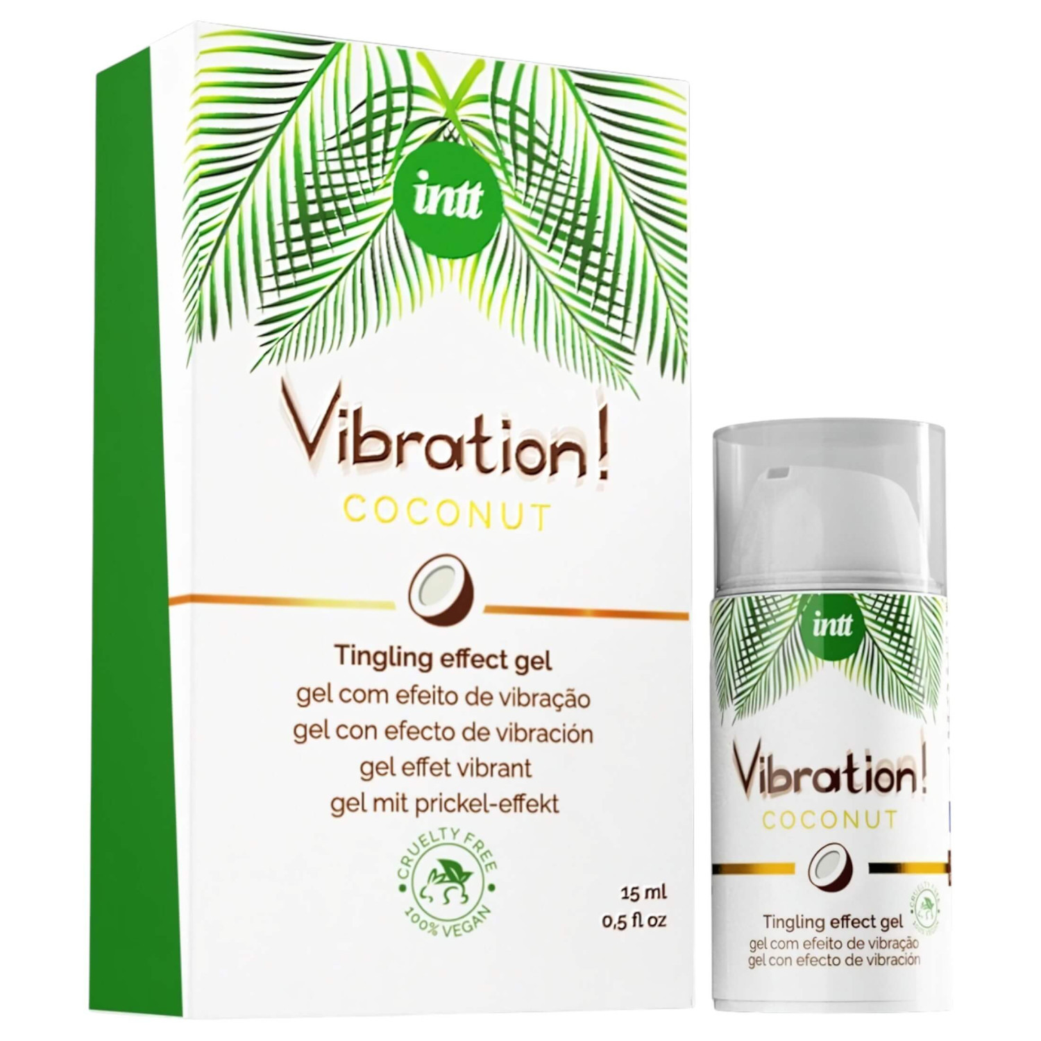Intt Vibration! - folyékony vibrátor - kókusz (15 ml)