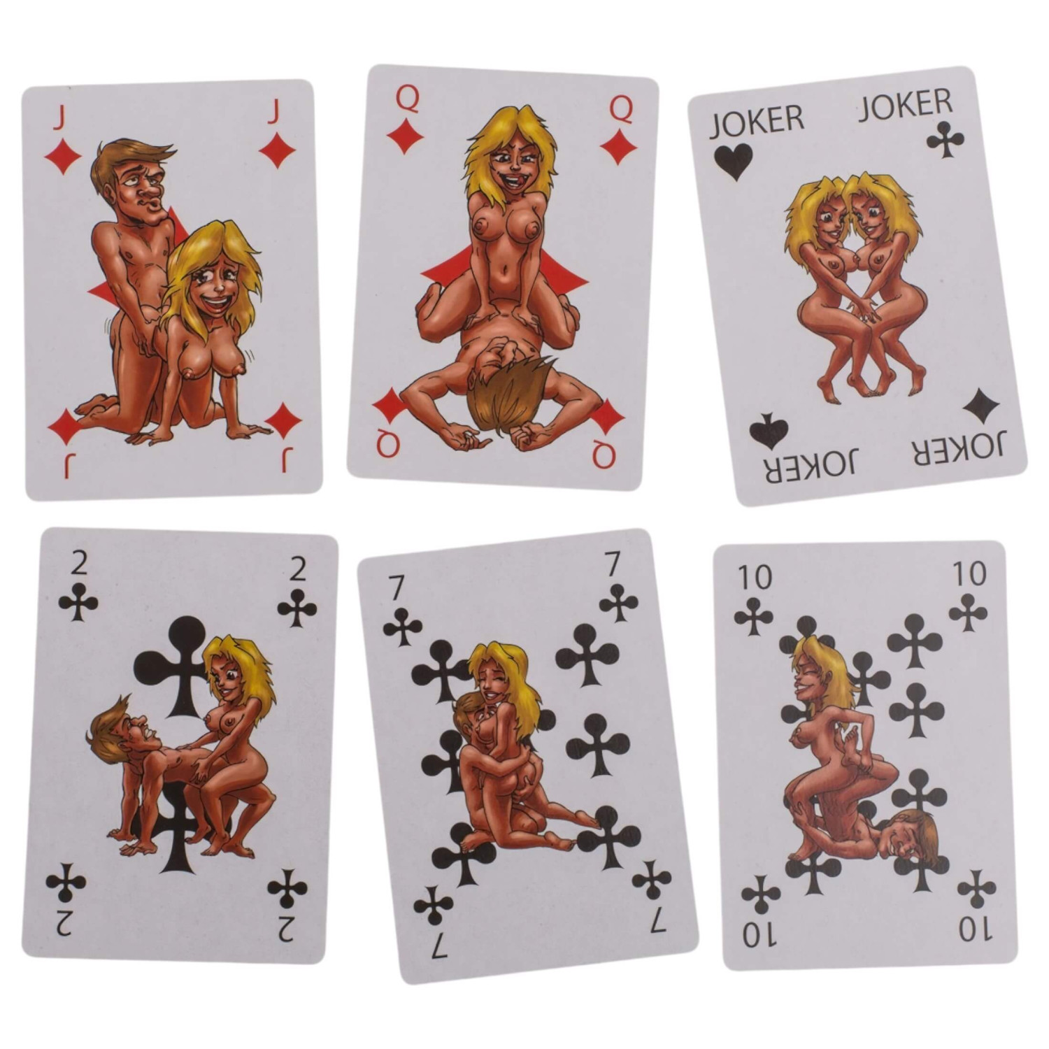 Kama Sutra - mókás francia kártya (54 db) Kama Sutra - mókás francia kártya (54 db)