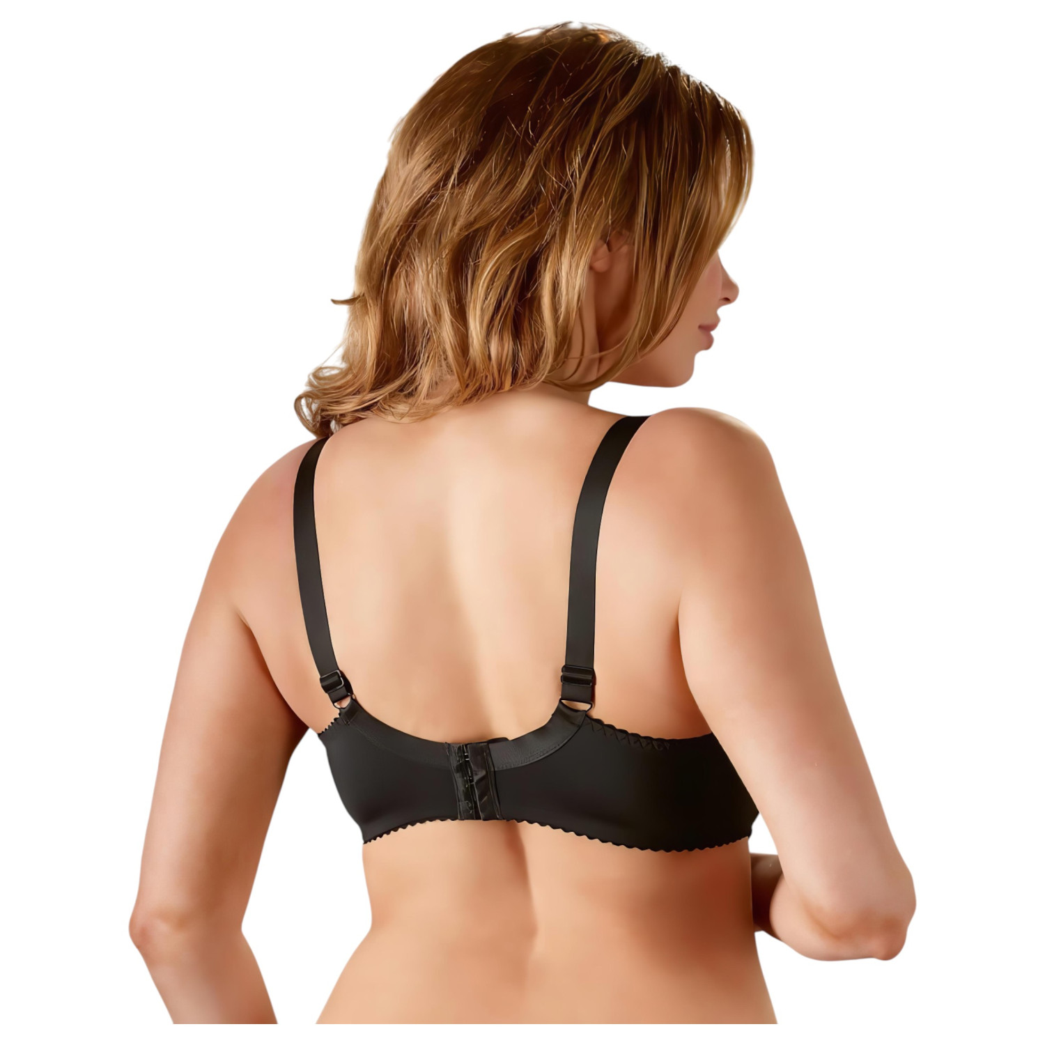 Cottelli Plus Size - mellemelő (fekete) Cottelli Plus Size - mellemelő (fekete)