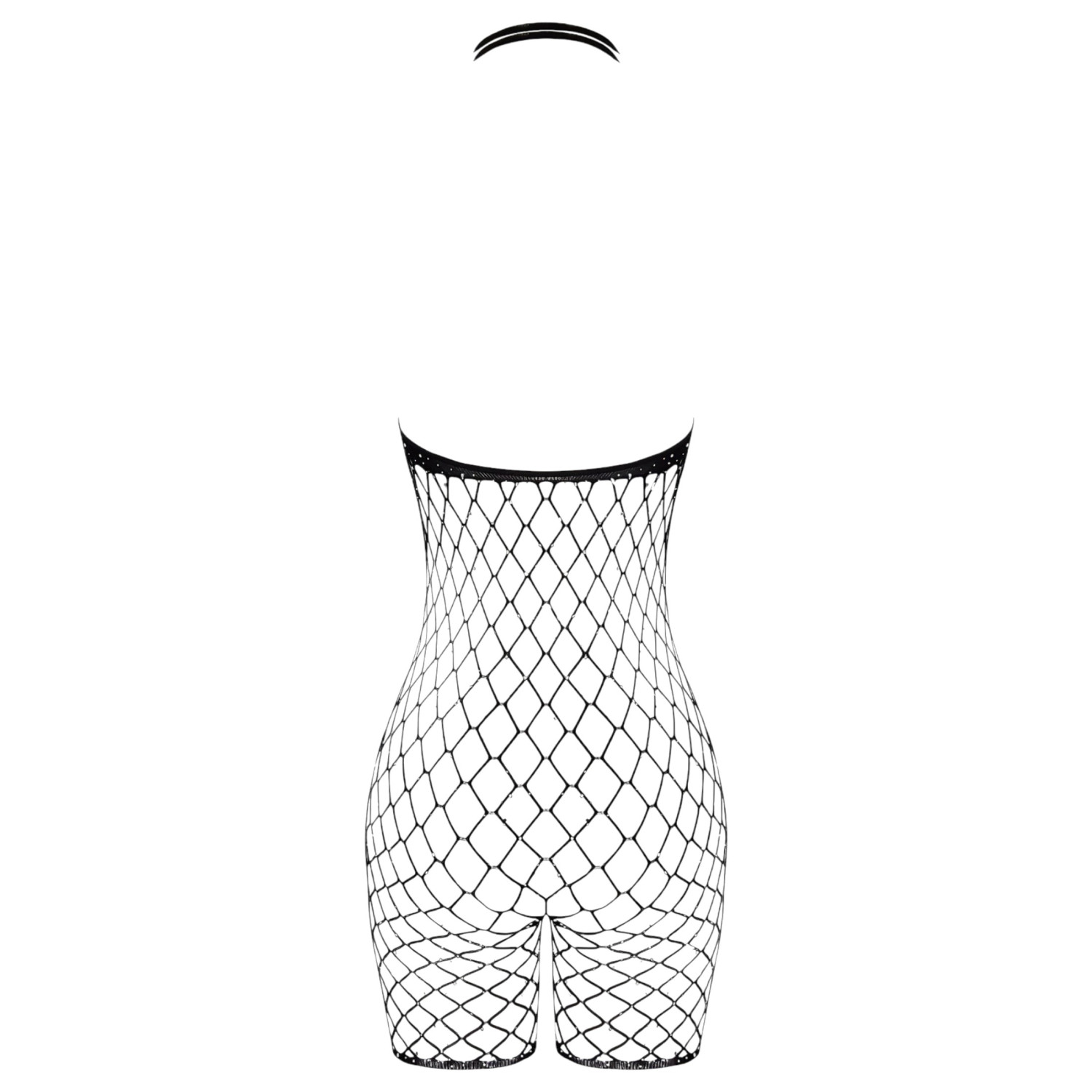 Cottelli - hálós nyitott body (fekete) - S-L