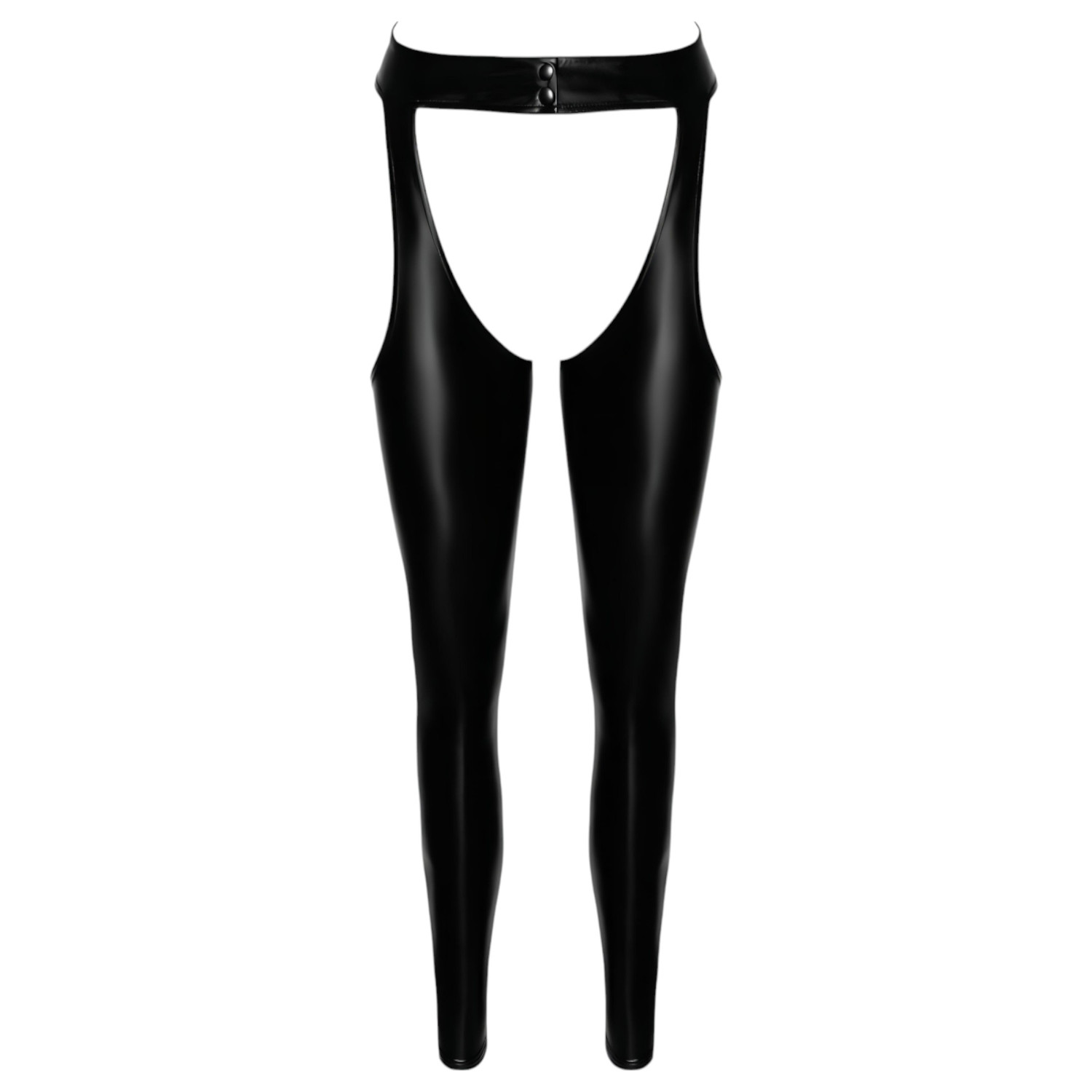 Noir - fényes harisnya - chaps (fekete)