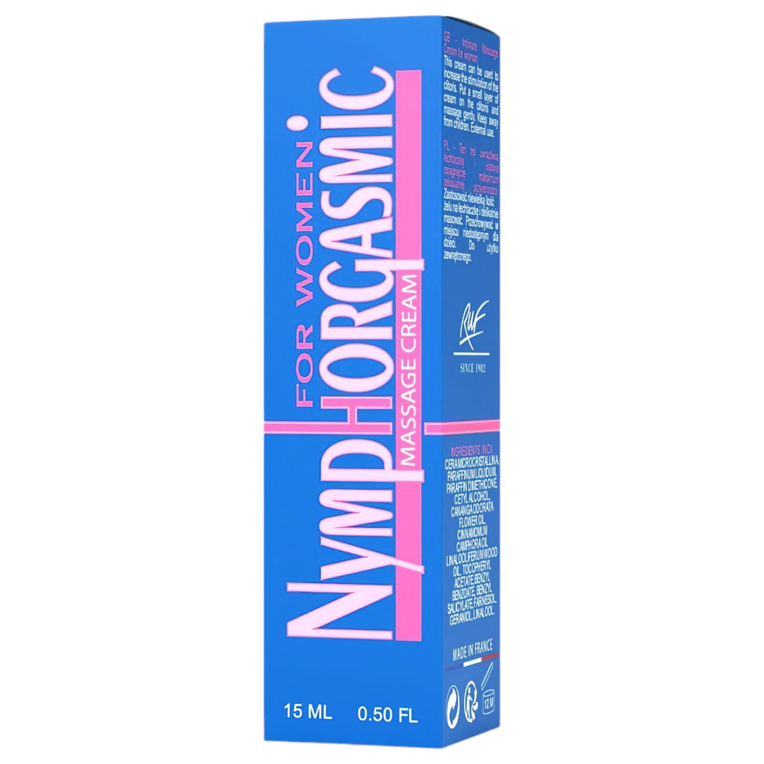 NYMPORGASMIC - intim krém nőknek (15 ml)