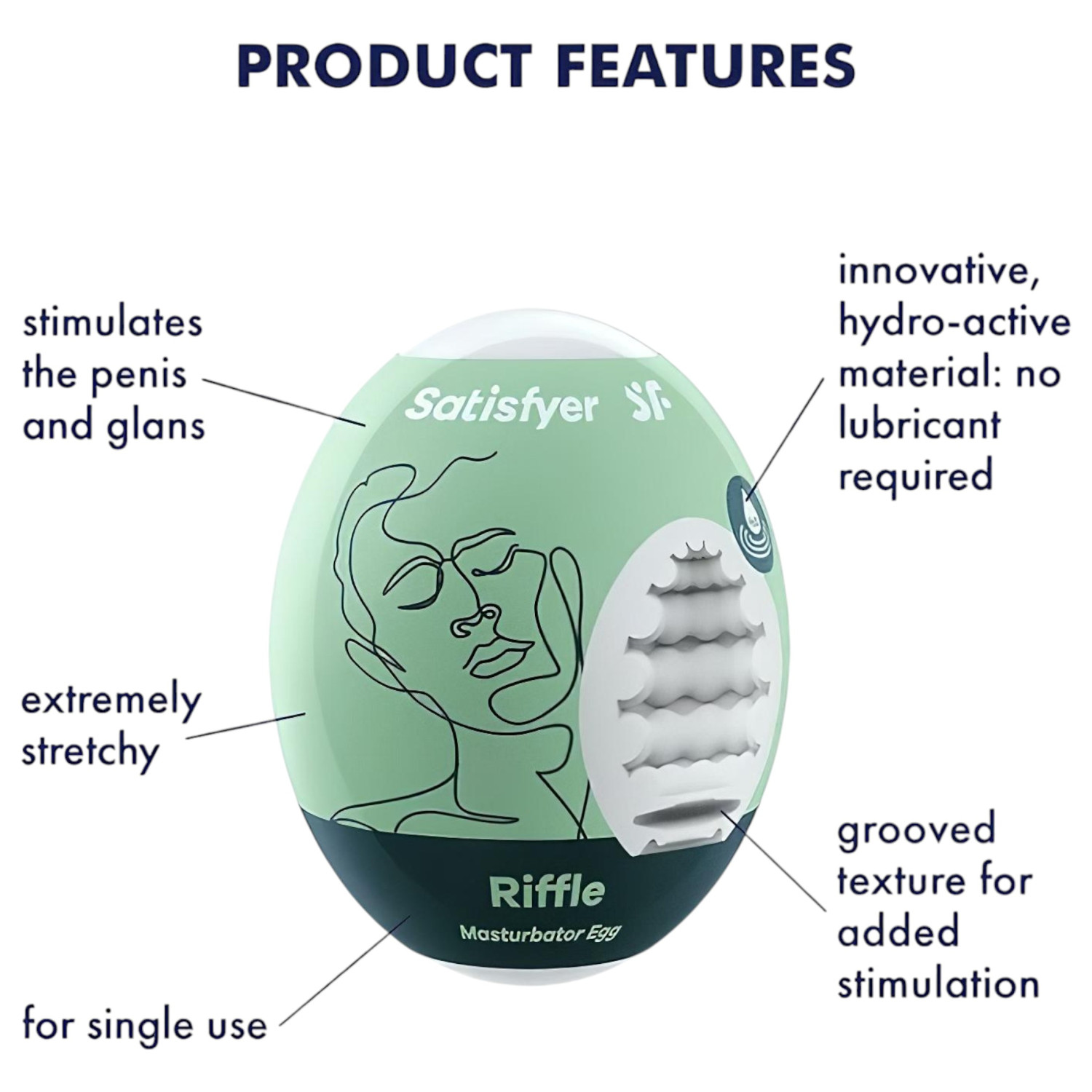 Satisfyer Egg Riffle - tojás maszturbátor szett (3 db) Satisfyer Egg Riffle - tojás maszturbátor szett (3 db)