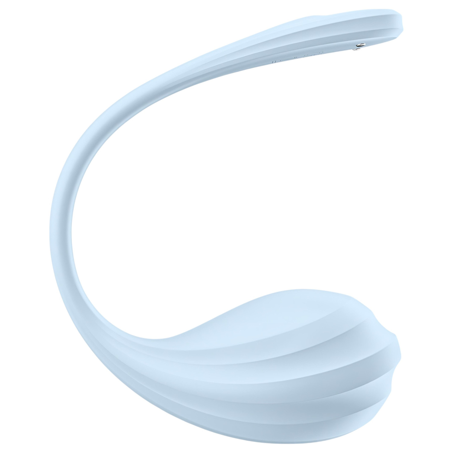 Satisfyer Smooth Petal – App-vezérelt vibrációs tojás (kék)