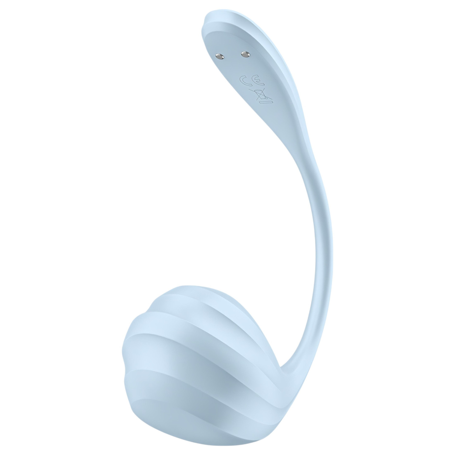 Satisfyer Smooth Petal – App-vezérelt vibrációs tojás (kék)