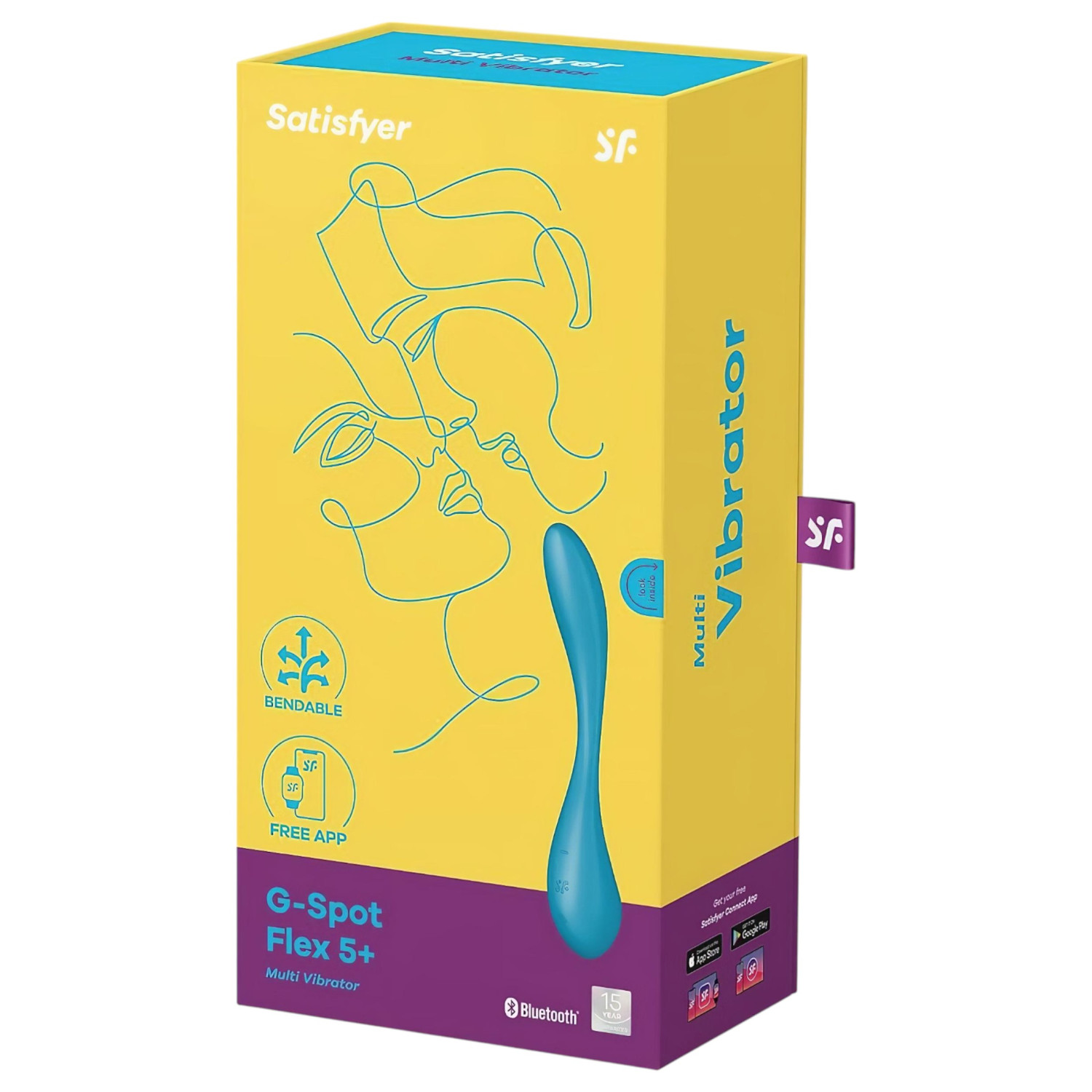 Satisfyer G-spot Flex 5 – App-vezérelt G-pont vibrátor (zöld)