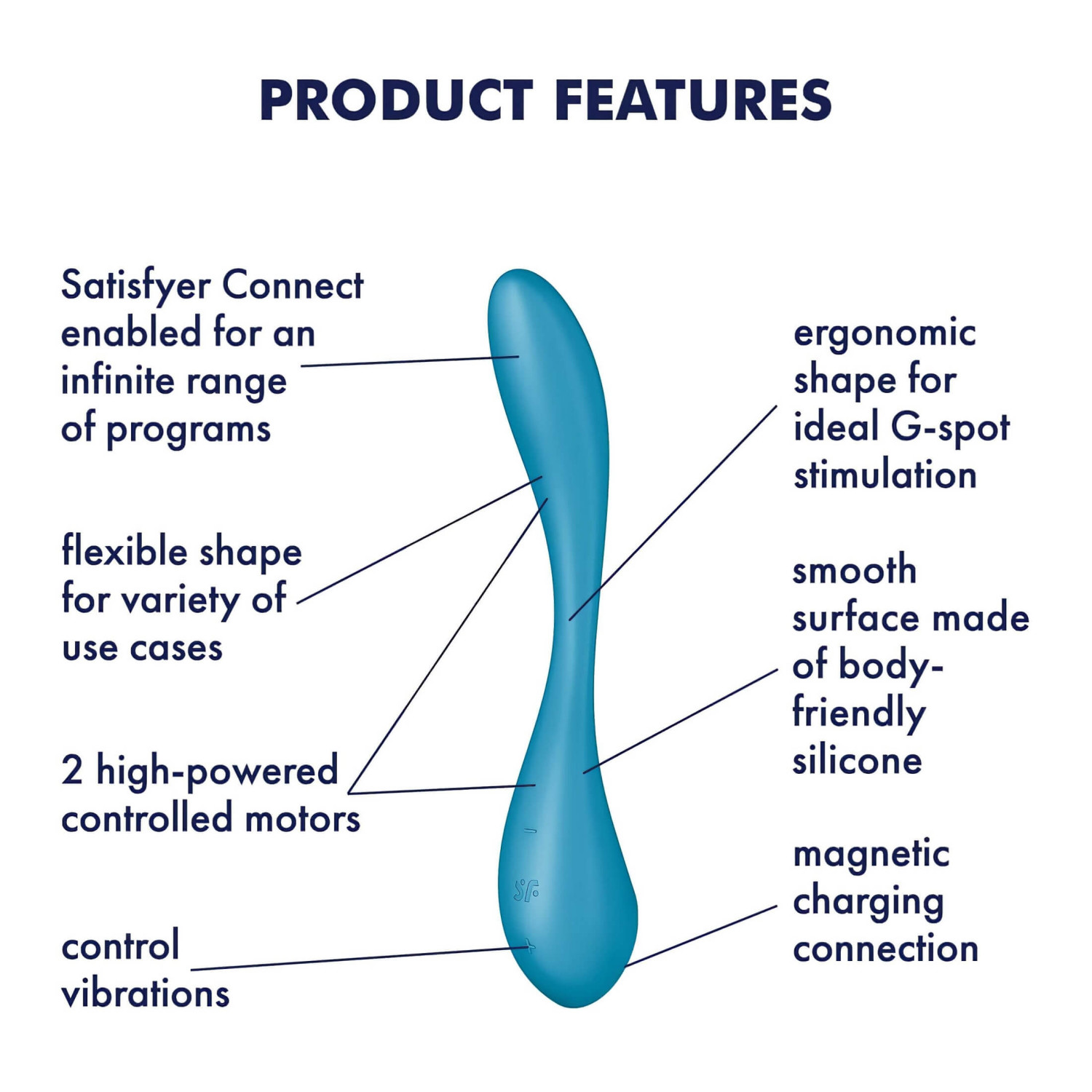 Satisfyer G-spot Flex 5 – App-vezérelt G-pont vibrátor (zöld)