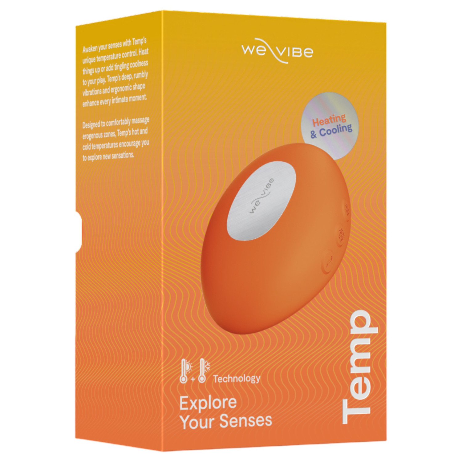 We-Vibe Temp - hűtő-melegítő csiklóizgató vibrátor (narancs)