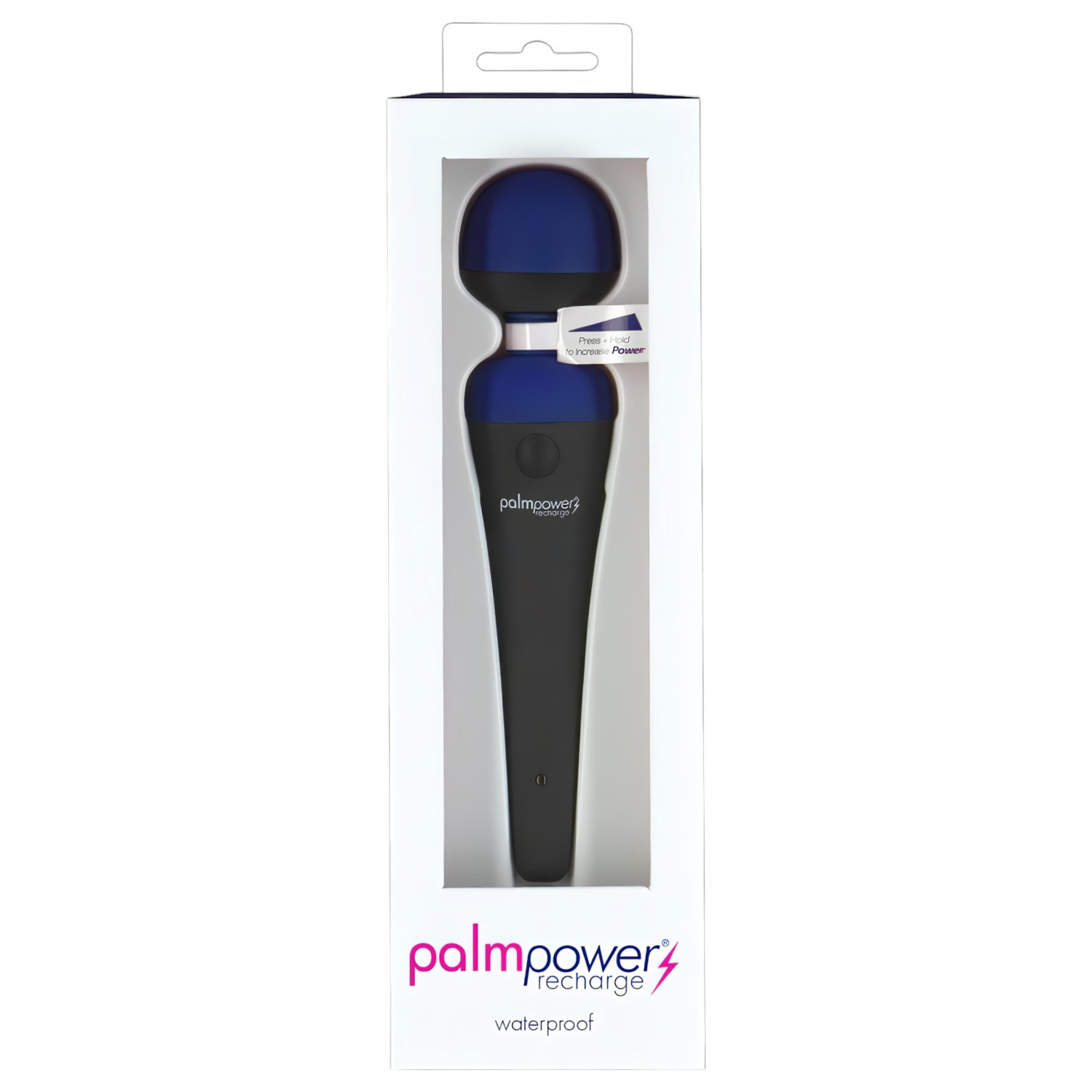 PalmPower recharge - akkus masszírozó vibrátor (kék)