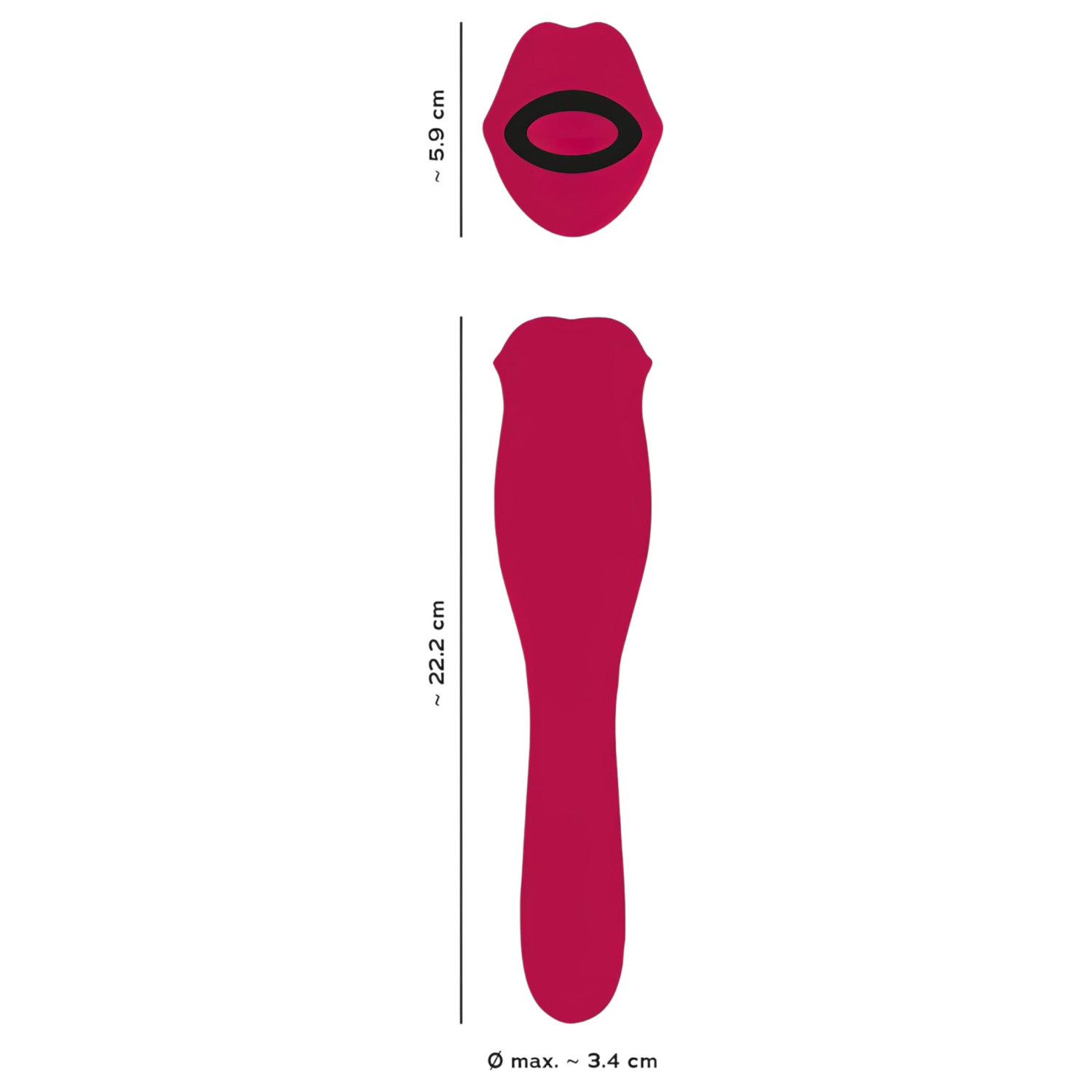 You2Toys - 2in1 nyelves vibrátor (pink)