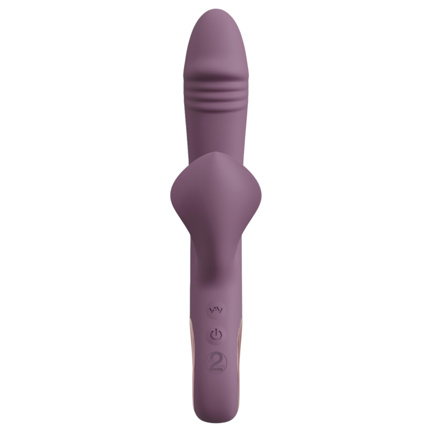 You2Toys - akkus, tripla karos vibrátor (lila)