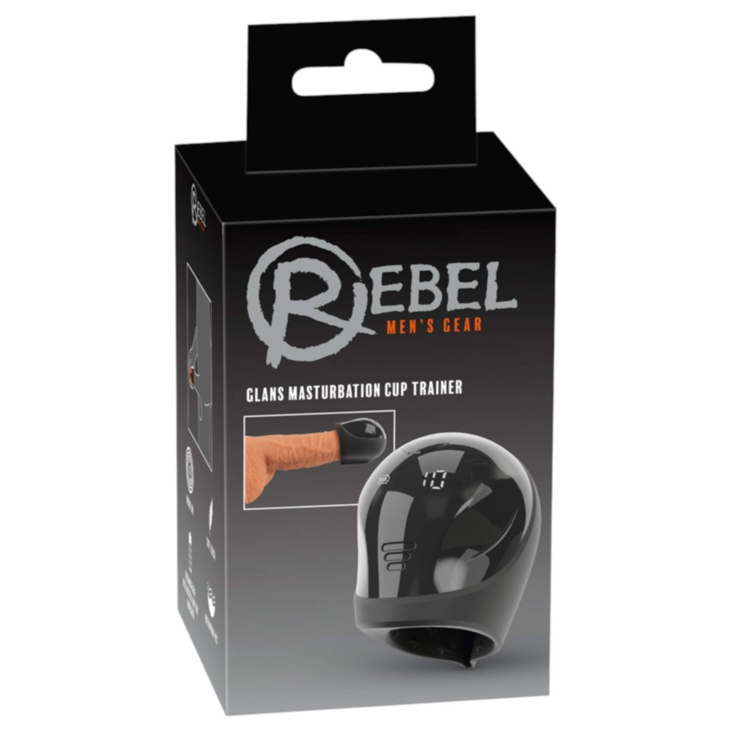 Rebel - vízálló makkvibrátor (fekete)