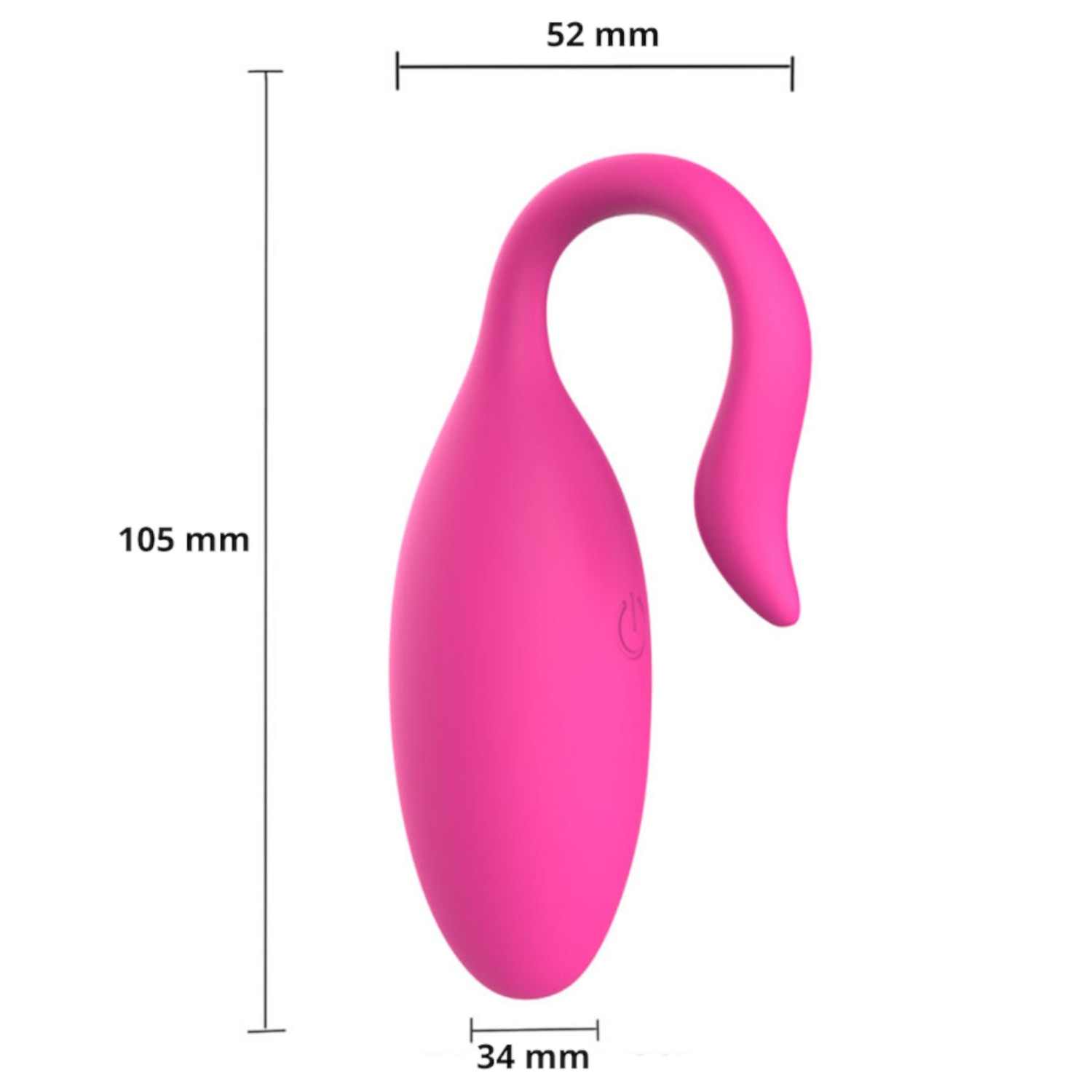 Sweet Play – App-vezérelt vibrációs tojás (pink)