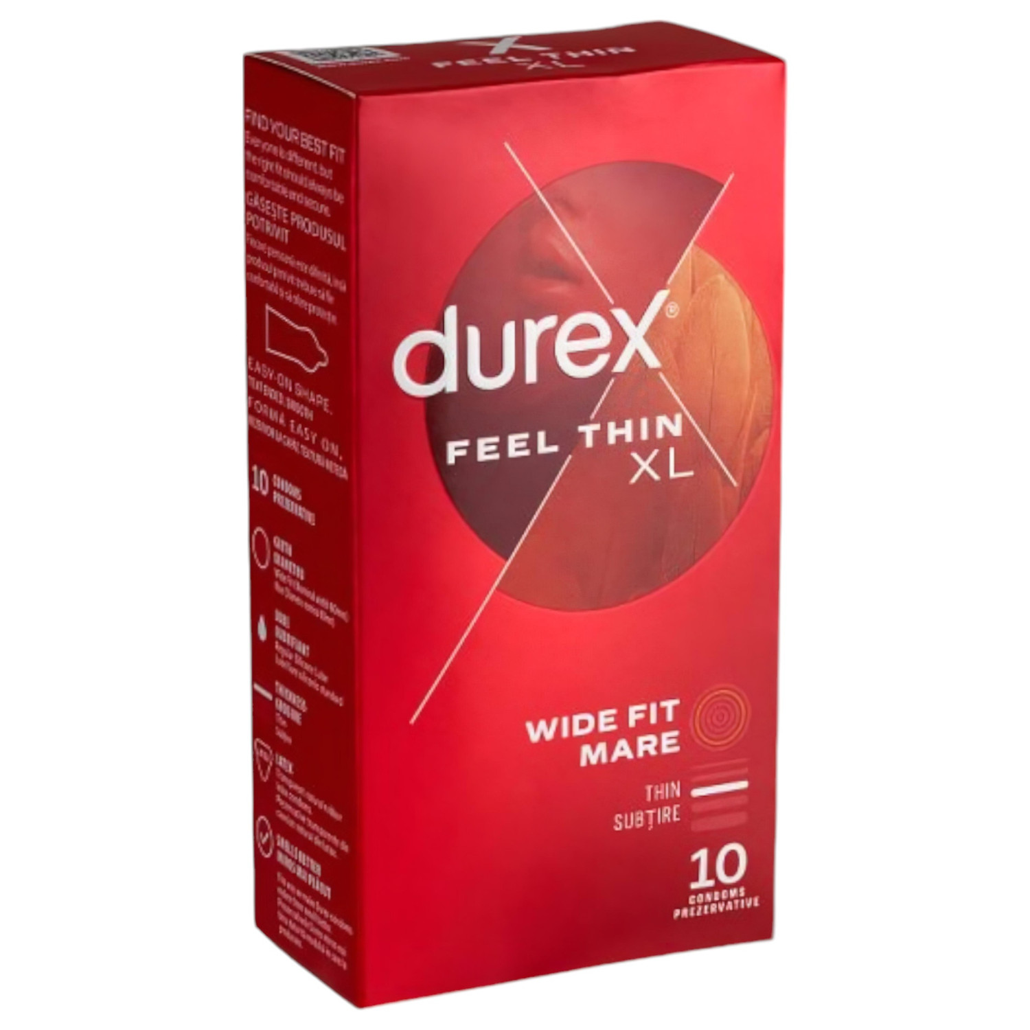 Durex Feel Thin XL - élethű érzés óvszer (10 db) Durex Feel Thin XL - élethű érzés óvszer (10 db)