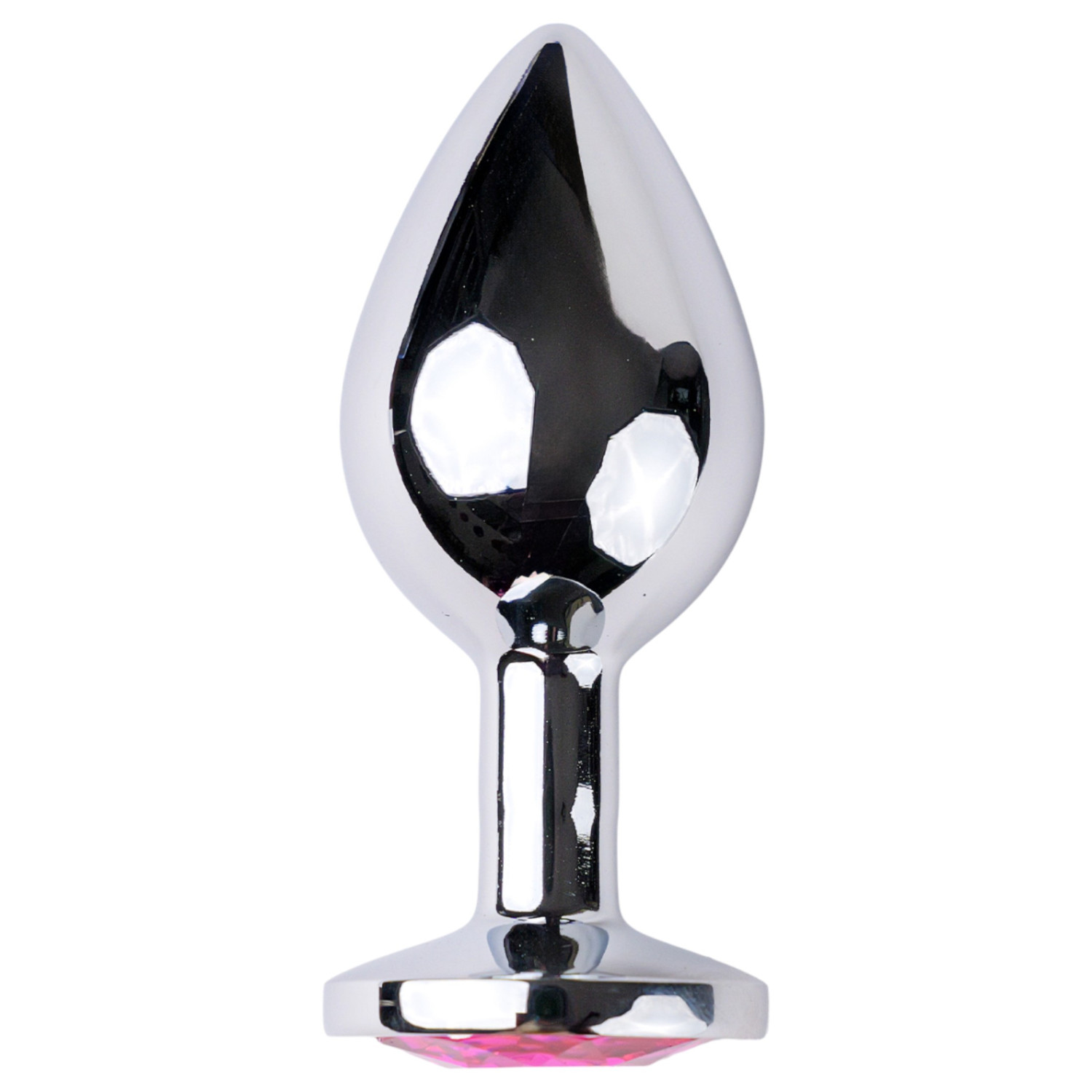 Desirel Pink Jewel S - anál plug (ezüst-pink)