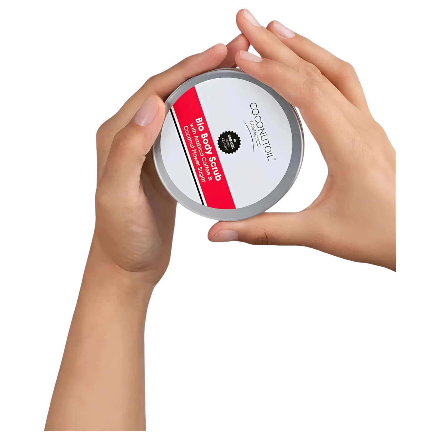 Coconutoil - bio Testradír Kávéval & Kókuszvirágcukorral (100 ml)
