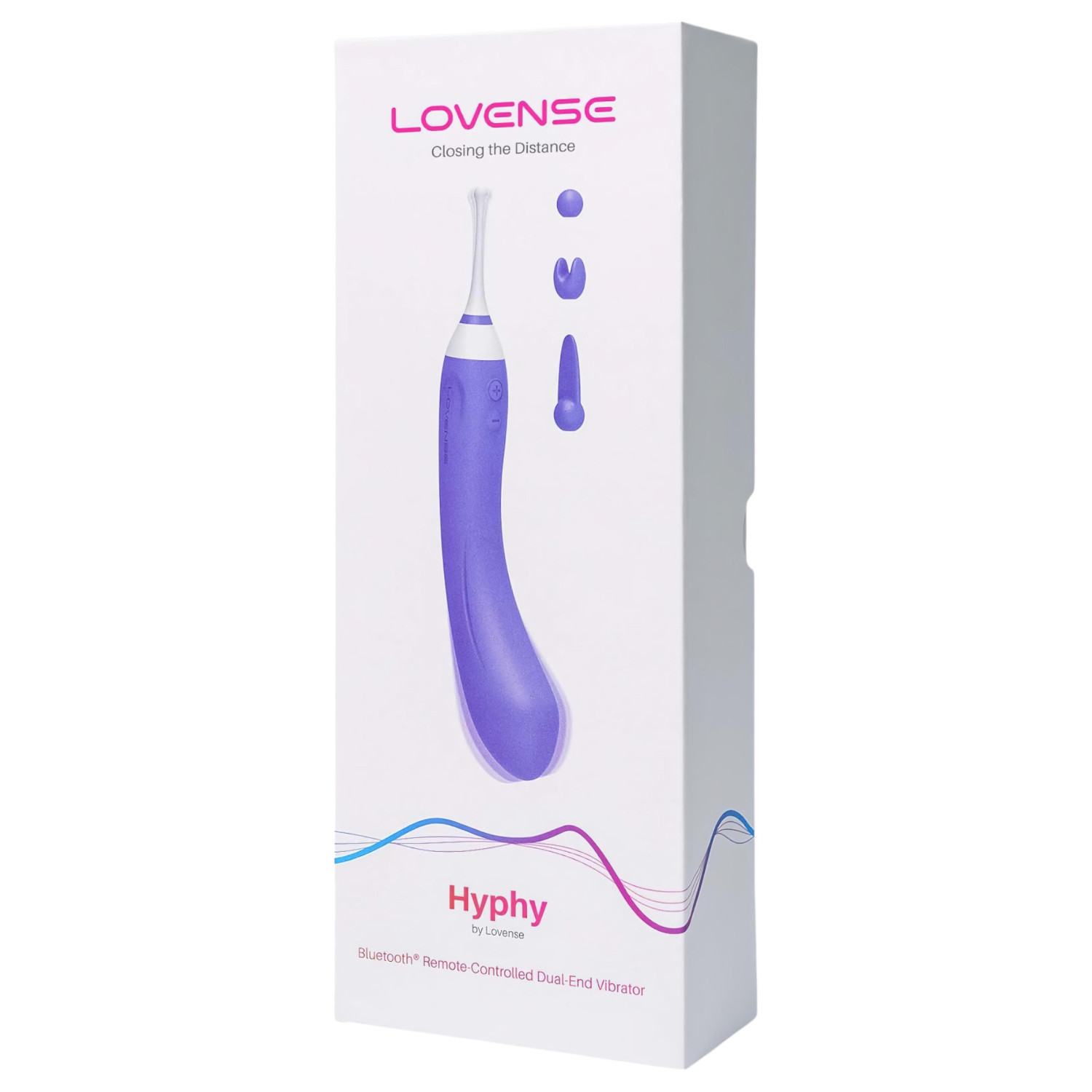Lovense Hyphy – App-vezérelt 2in1 vibrátor (lila)