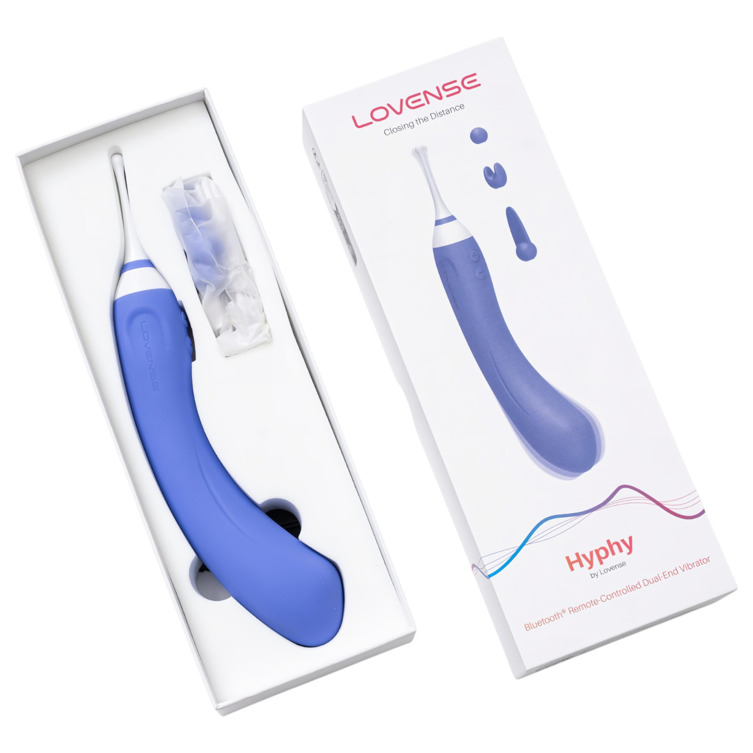 Lovense Hyphy – App-vezérelt 2in1 vibrátor (lila)
