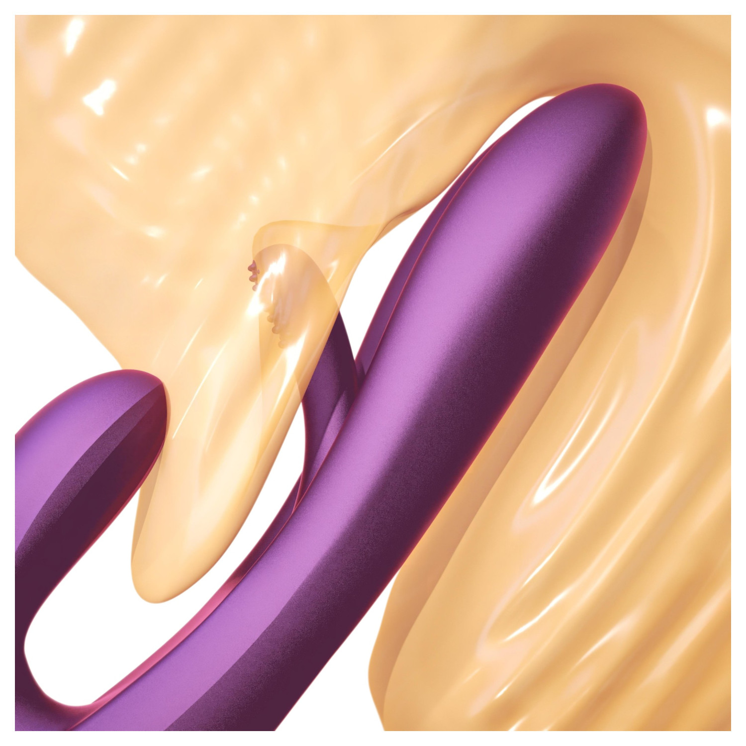 Honey Play Box Terri – App-vezérelt csiklókaros vibrátor (lila)