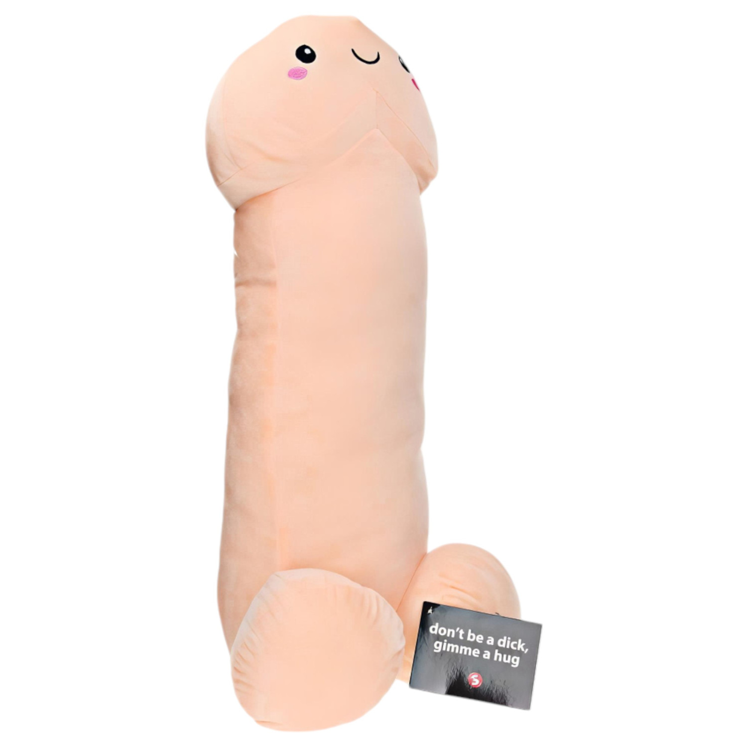 Ölelhető pénisz plüss - 30 cm (natúr)