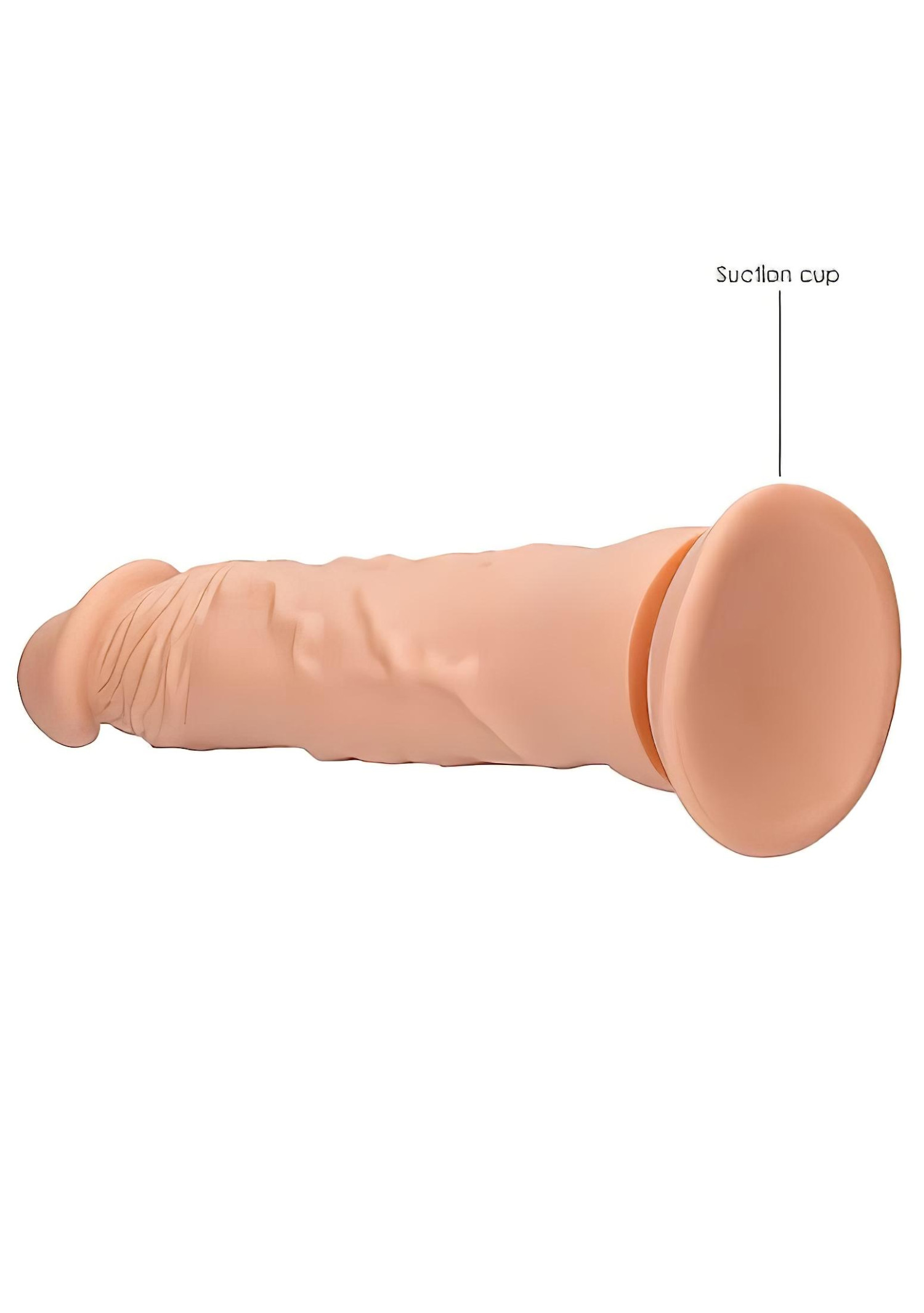 RealRock Dong 10 - élethű dildó (25 cm, natúr)