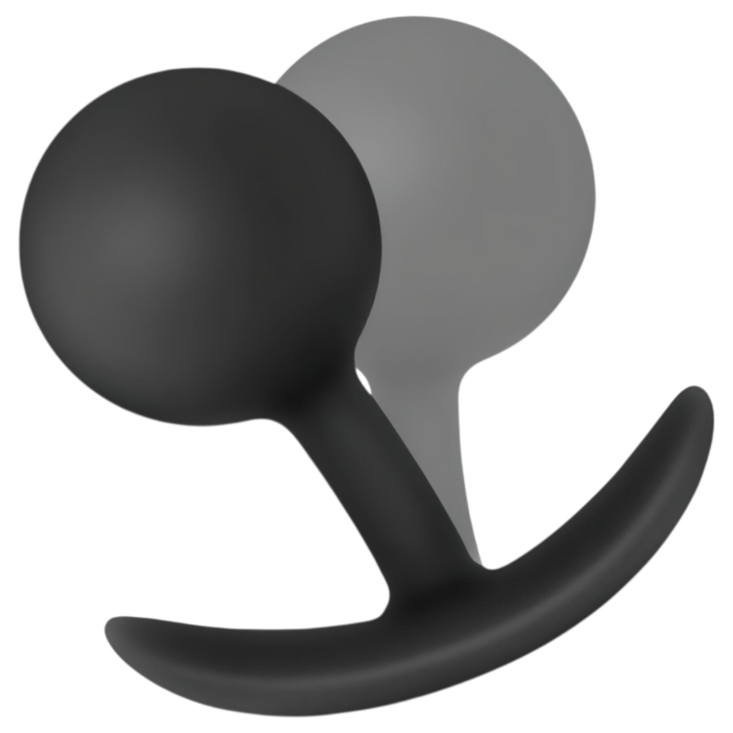 Anal Adventures Platinum Vibra Plug - anál dildó (fekete)