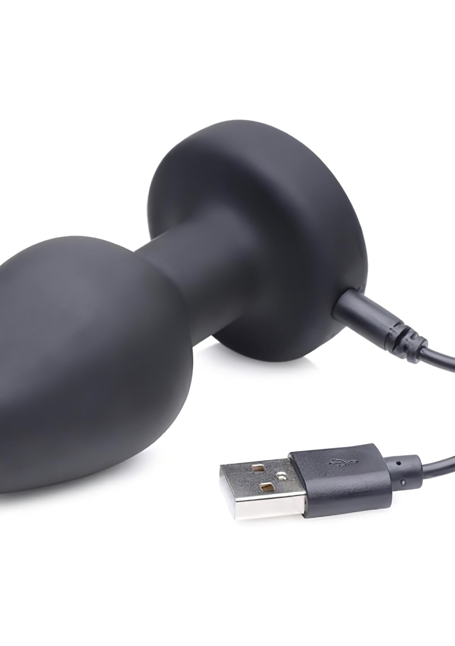 XR Brands - Zeus - rádiós, E-Stim anál vibrátor (fekete)