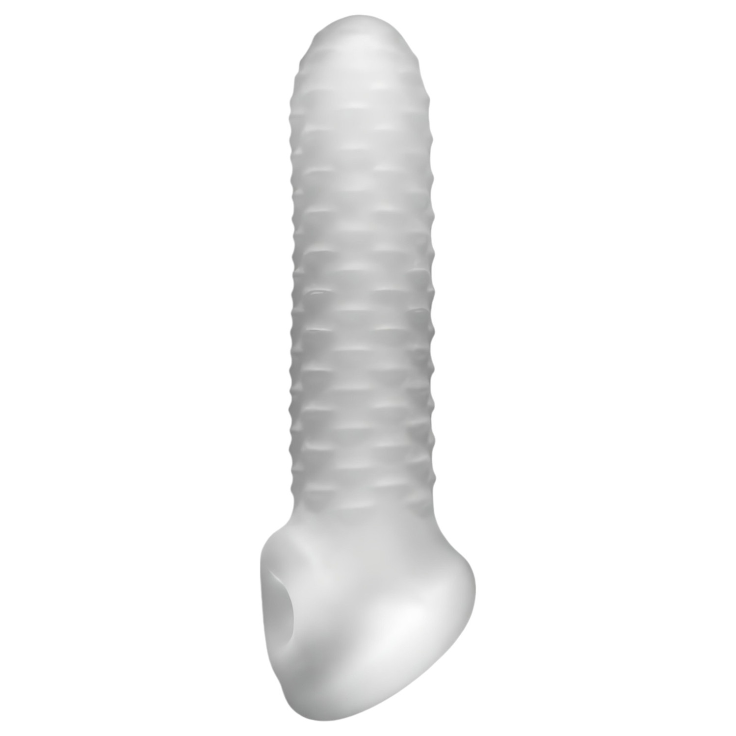 Perfect Fit - Fat Boy Checker Box - péniszköpeny (17 cm, fehér)
