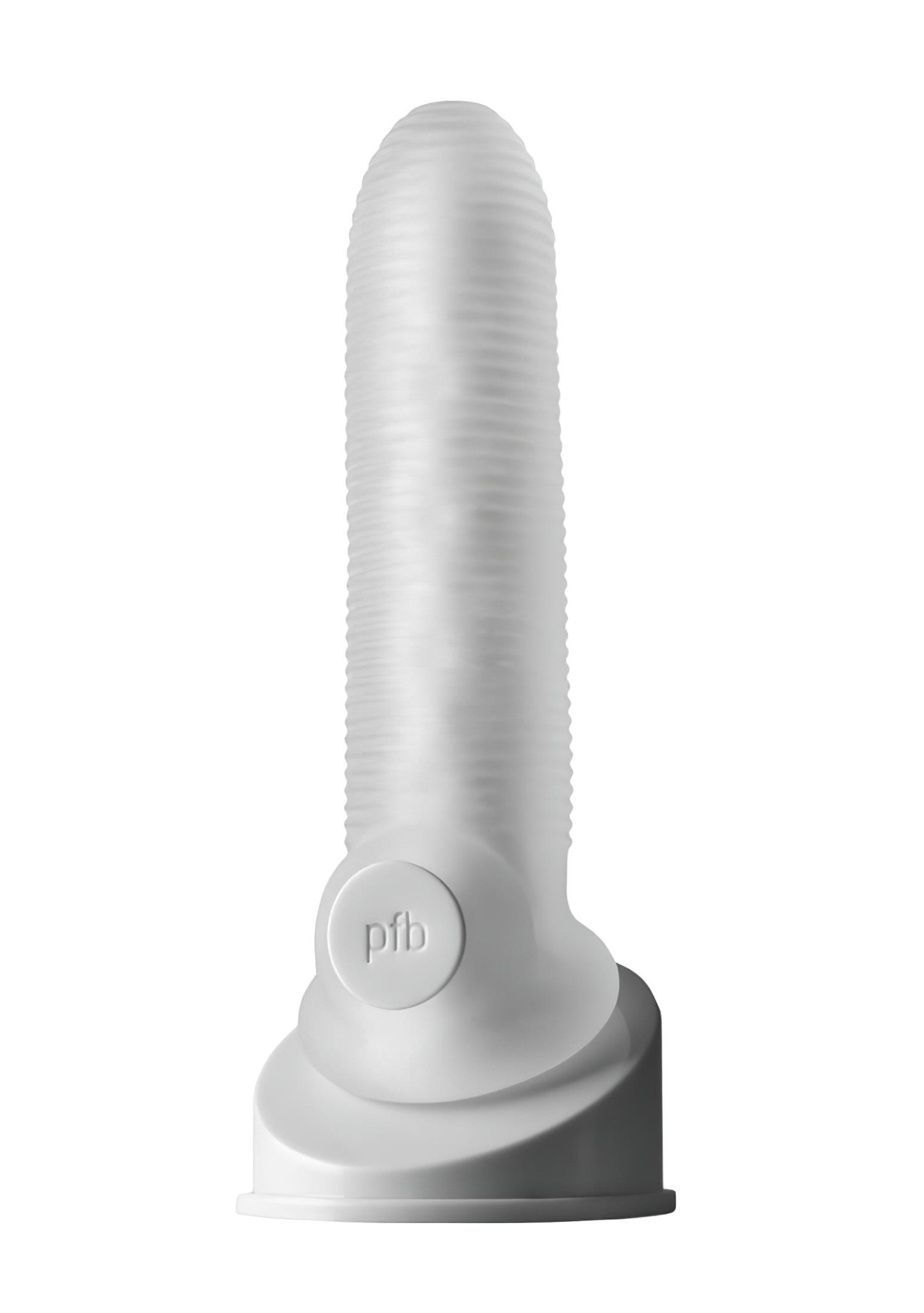 Perfect Fit - Fat Boy Micro Ribbed - péniszköpeny (17 cm, fehér) Perfect Fit - Fat Boy Micro Ribbed - péniszköpeny (17 cm, fehér)