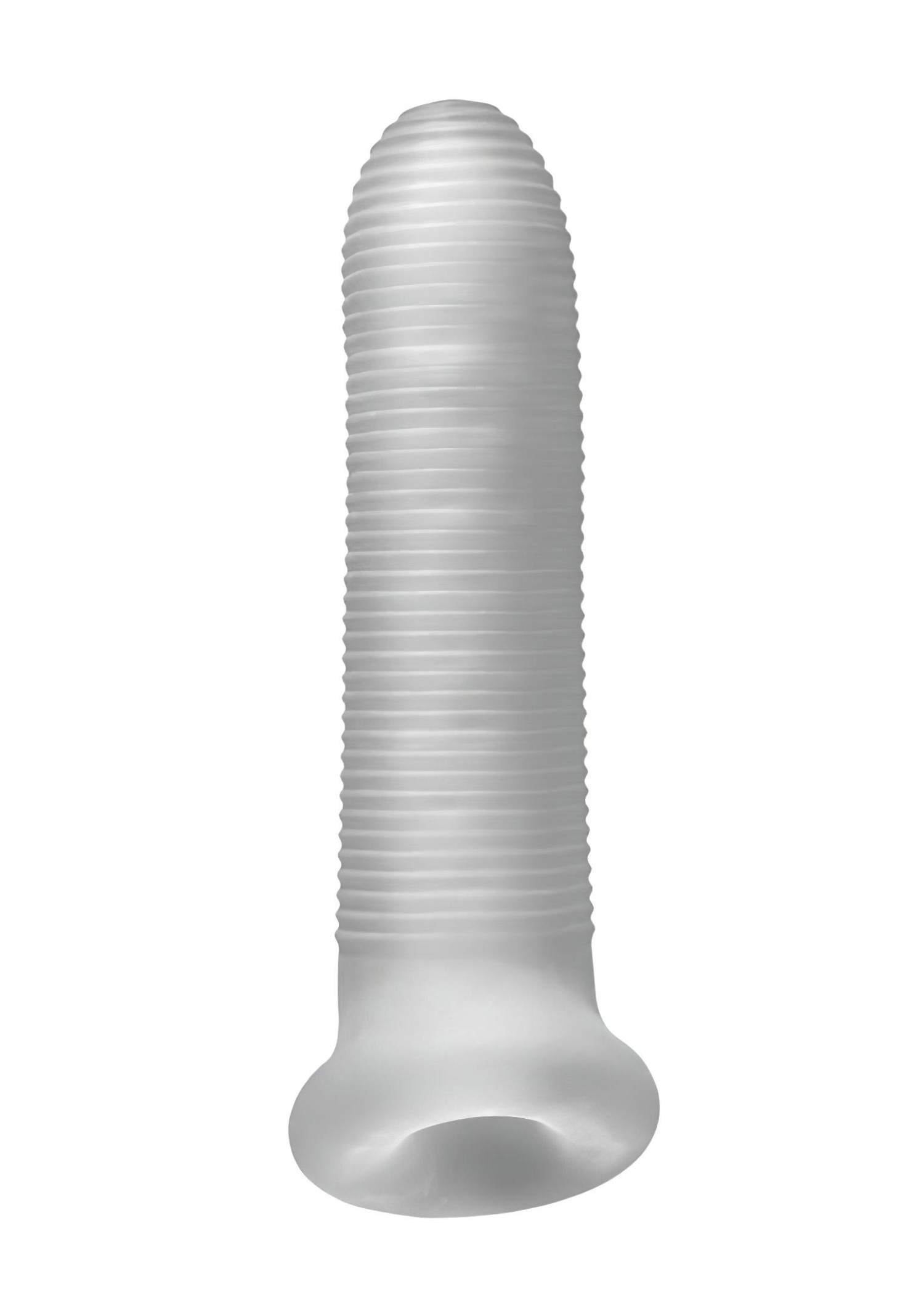 Perfect Fit - Fat Boy Micro Ribbed - péniszköpeny (17 cm, fehér) Perfect Fit - Fat Boy Micro Ribbed - péniszköpeny (17 cm, fehér)