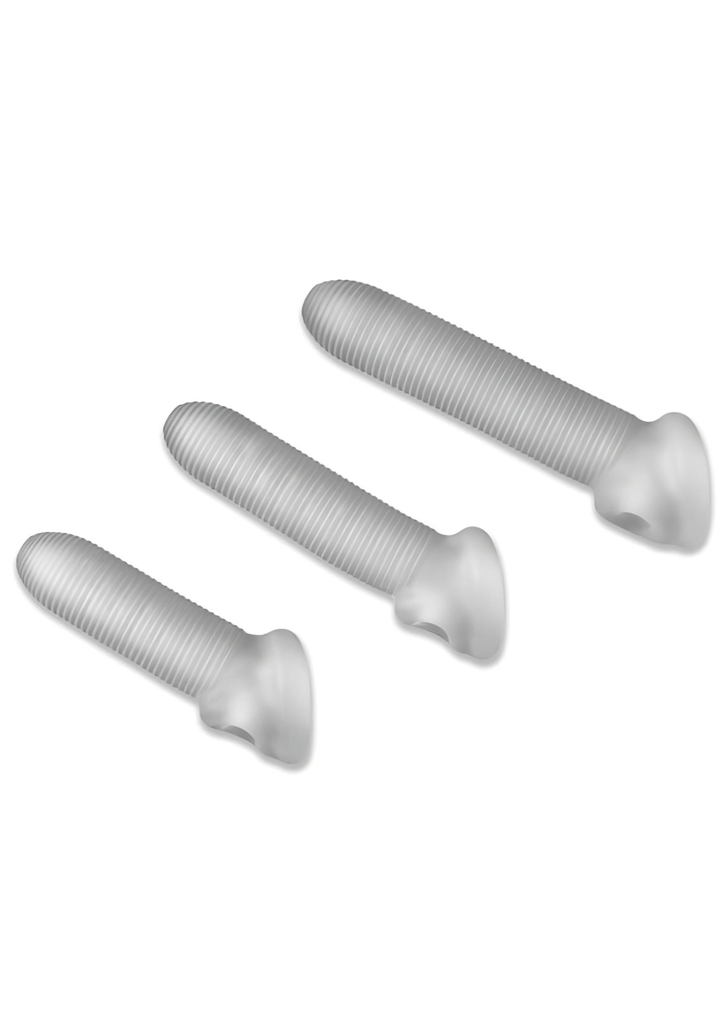 Perfect Fit - Fat Boy Micro Ribbed - péniszköpeny (17 cm, fehér) Perfect Fit - Fat Boy Micro Ribbed - péniszköpeny (17 cm, fehér)
