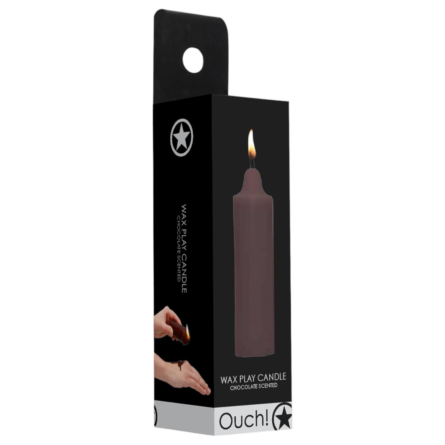 Ouch Chocolate - paraffin testgyertya csoki illattal (100 g) Ouch Chocolate - paraffin testgyertya csoki illattal (100 g)