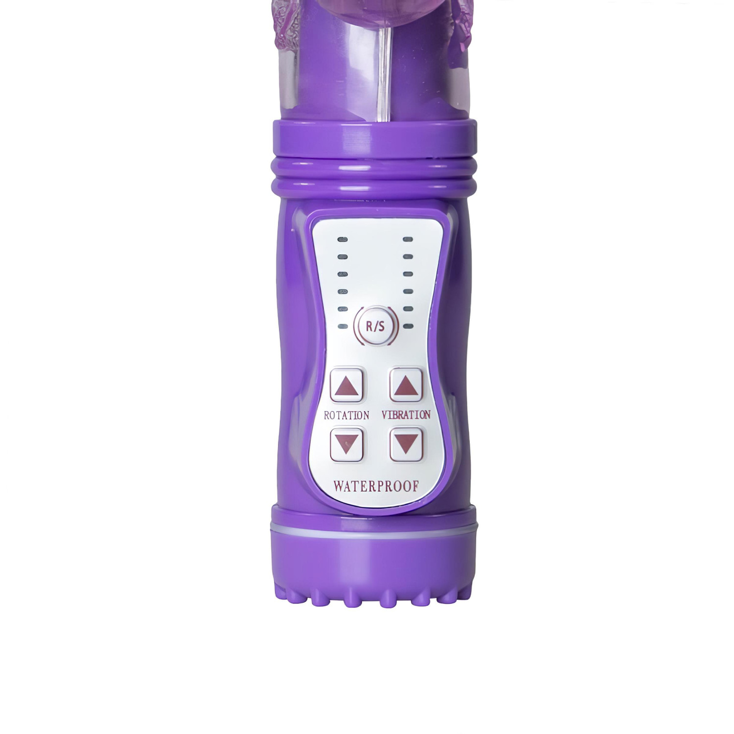 EasyToys Butterfly - forgó-lökő vibrátor (lila)