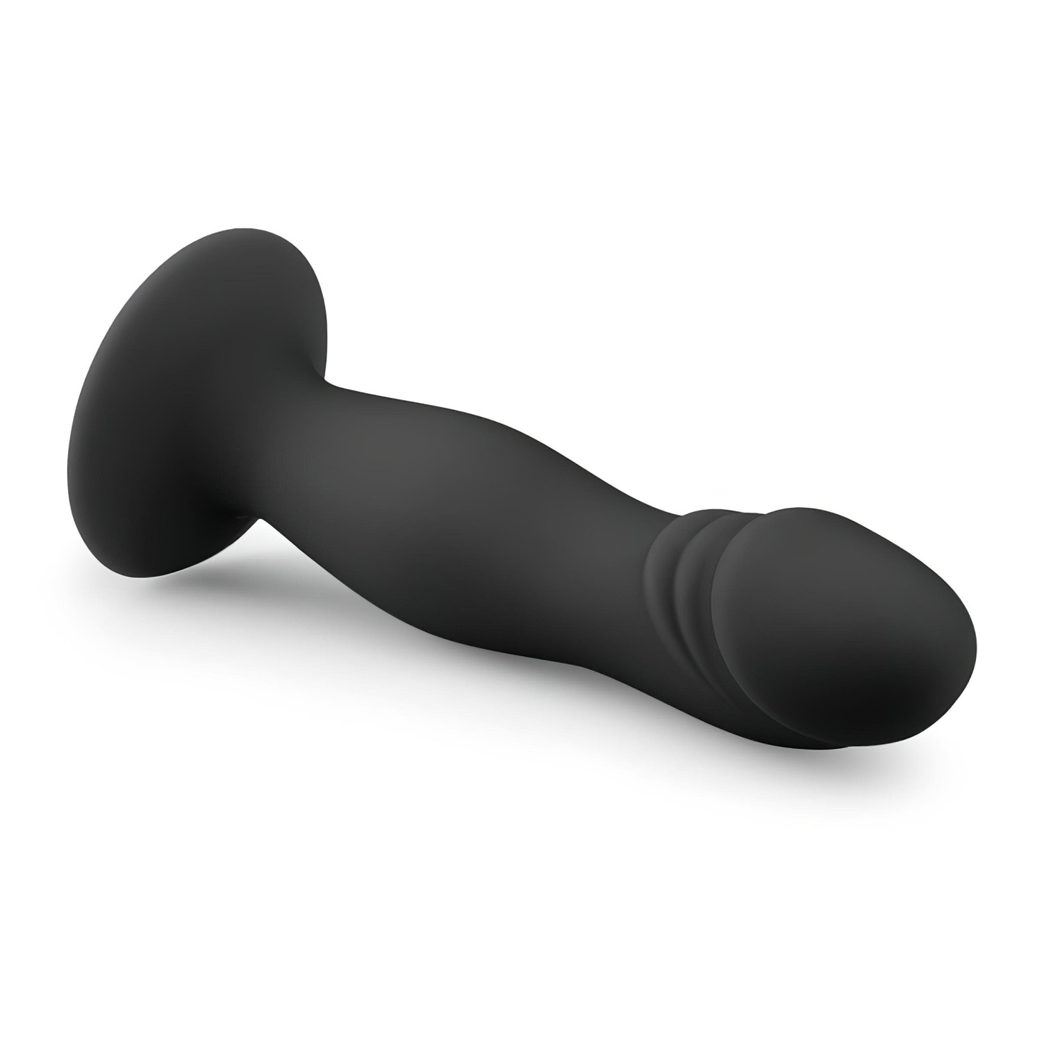 EasyToys - makkos, tapadókorongos dildó (fekete)