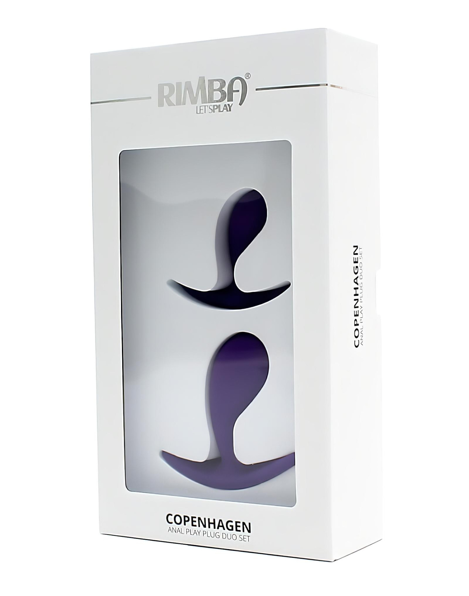 Rimba Copenhagen - anál plug szett (lila, 2 db)